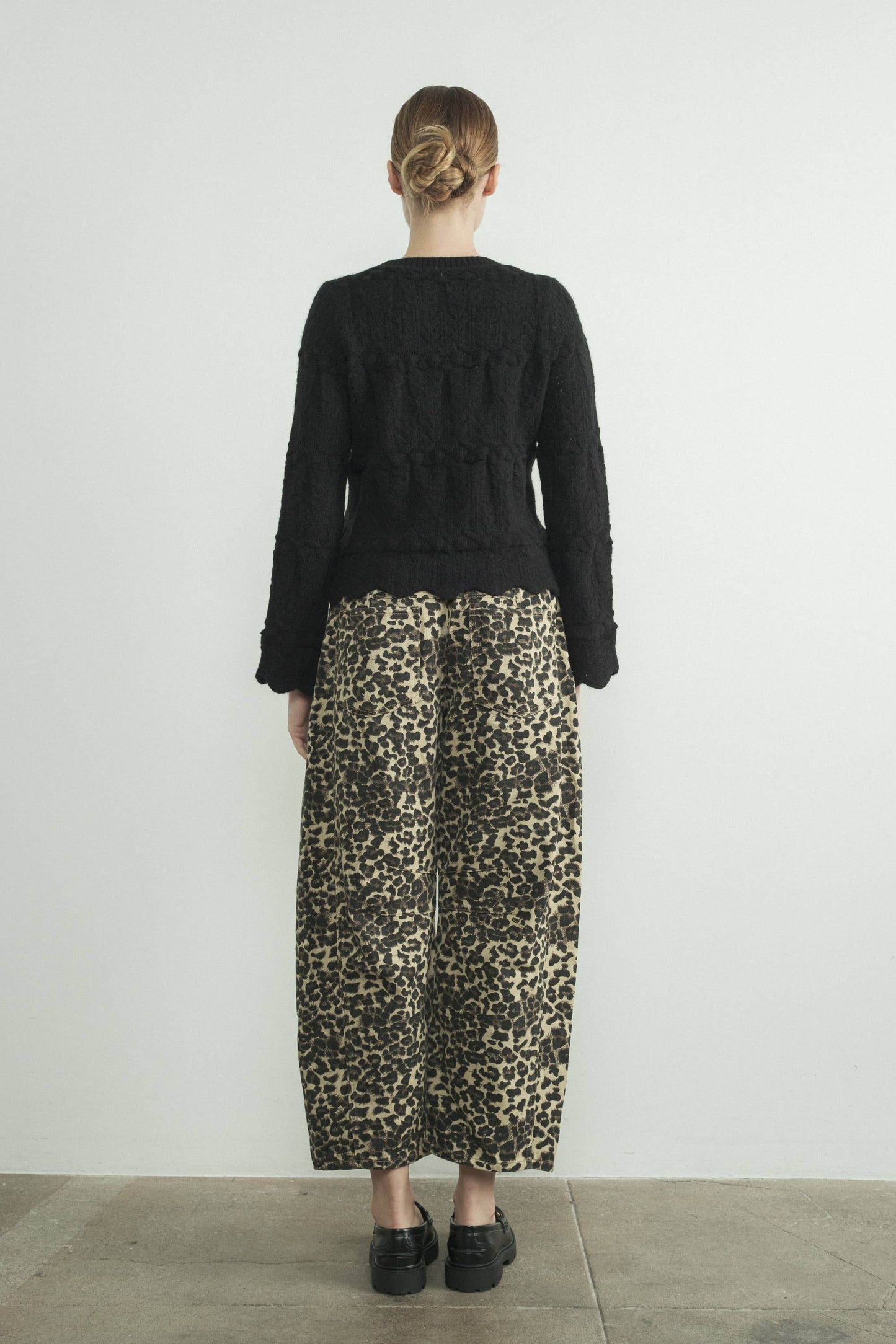 RELAX FIT DENIM ANIMAL PRINT PANTS - SAUVAGE ZSA™
