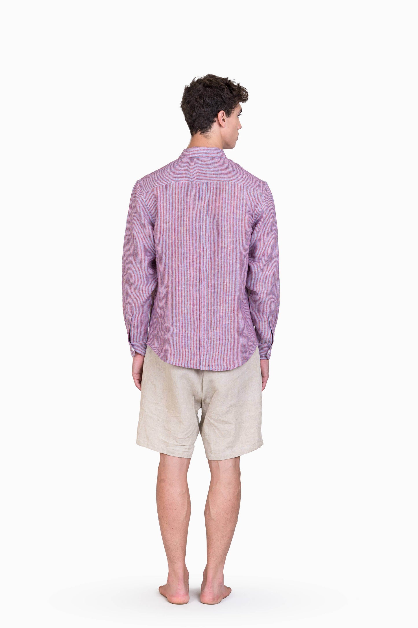 Striped Linen Shirt - SAUVAGE ZSA™