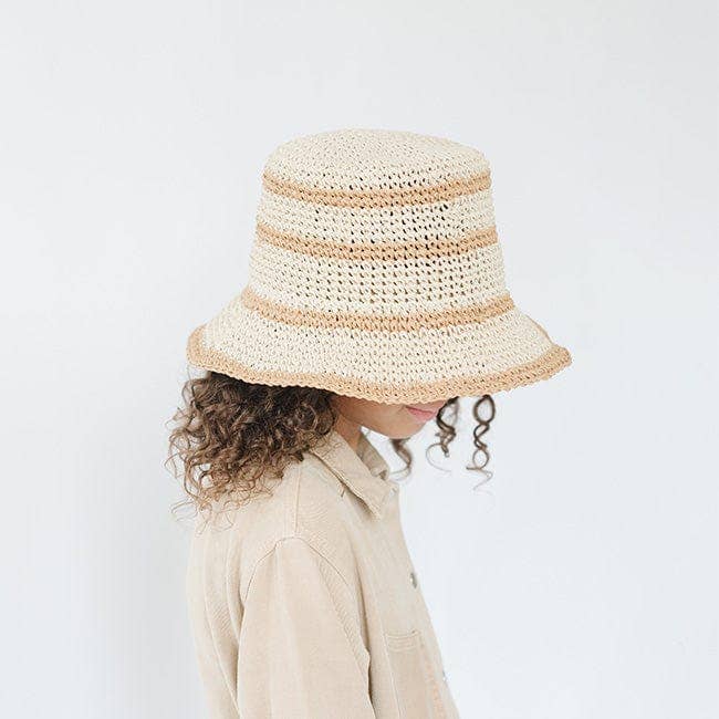 Kids Crochet Bucket Hat Packable