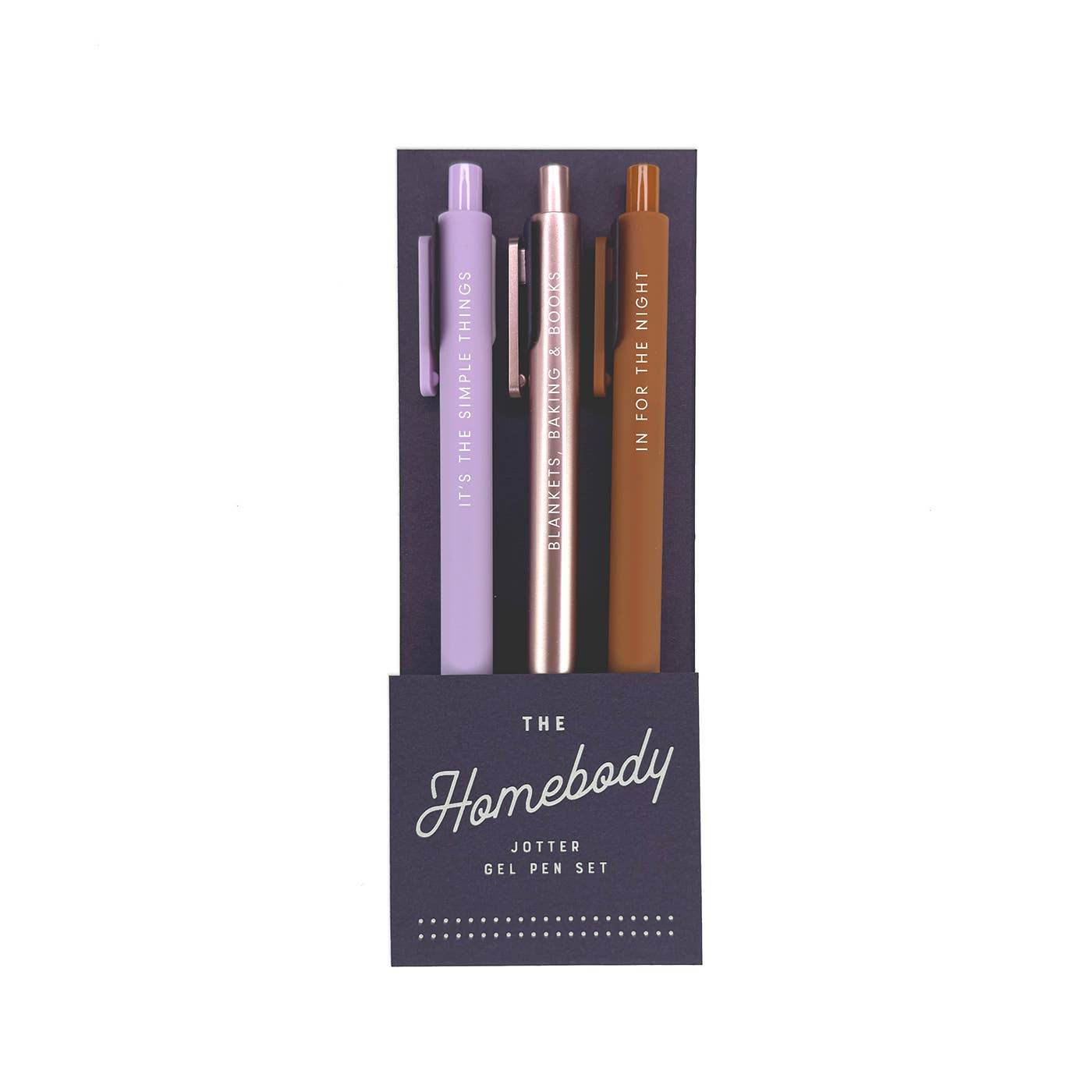 Homebody Jotter Gel Pen : Set of 3 - SAUVAGE ZSA™