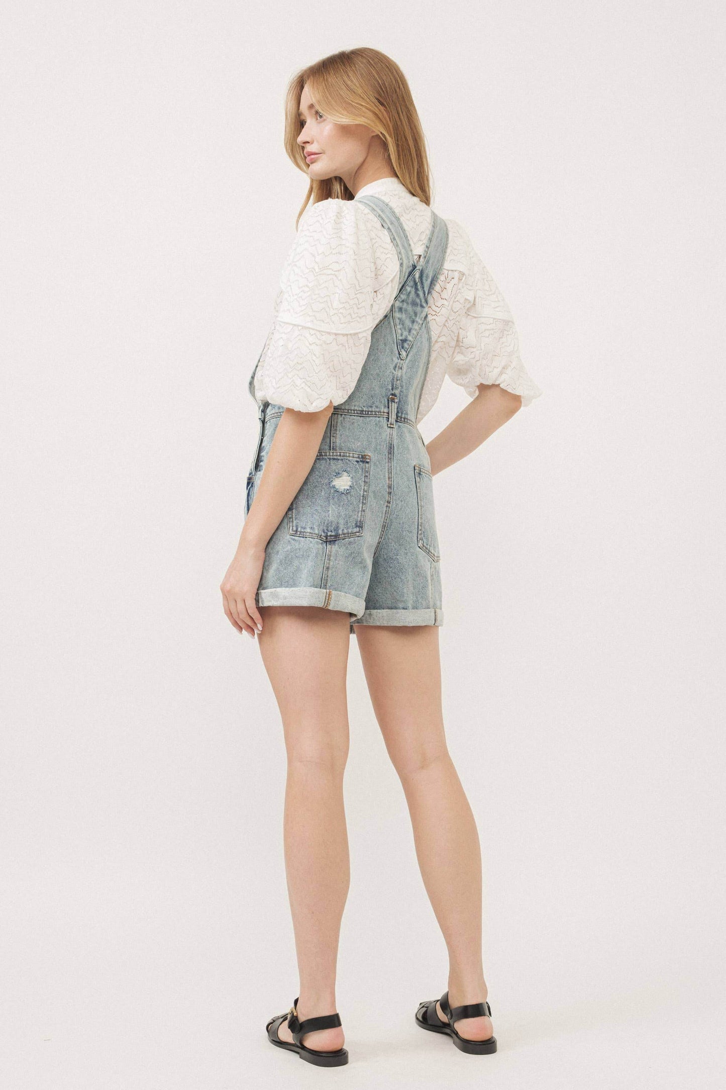 Denim Overall Shorts - SAUVAGE ZSA™