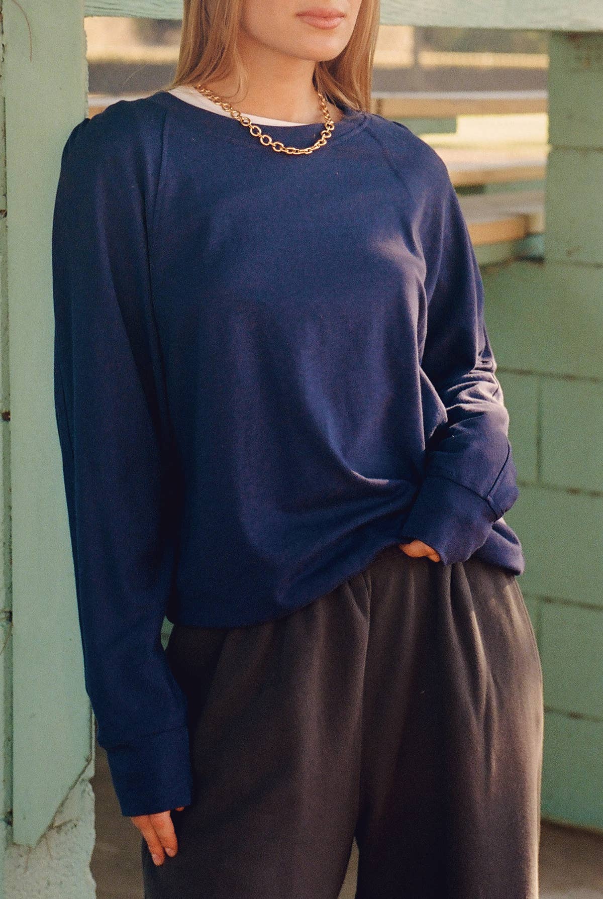 Hemp Raglan Long sleeve Lounge