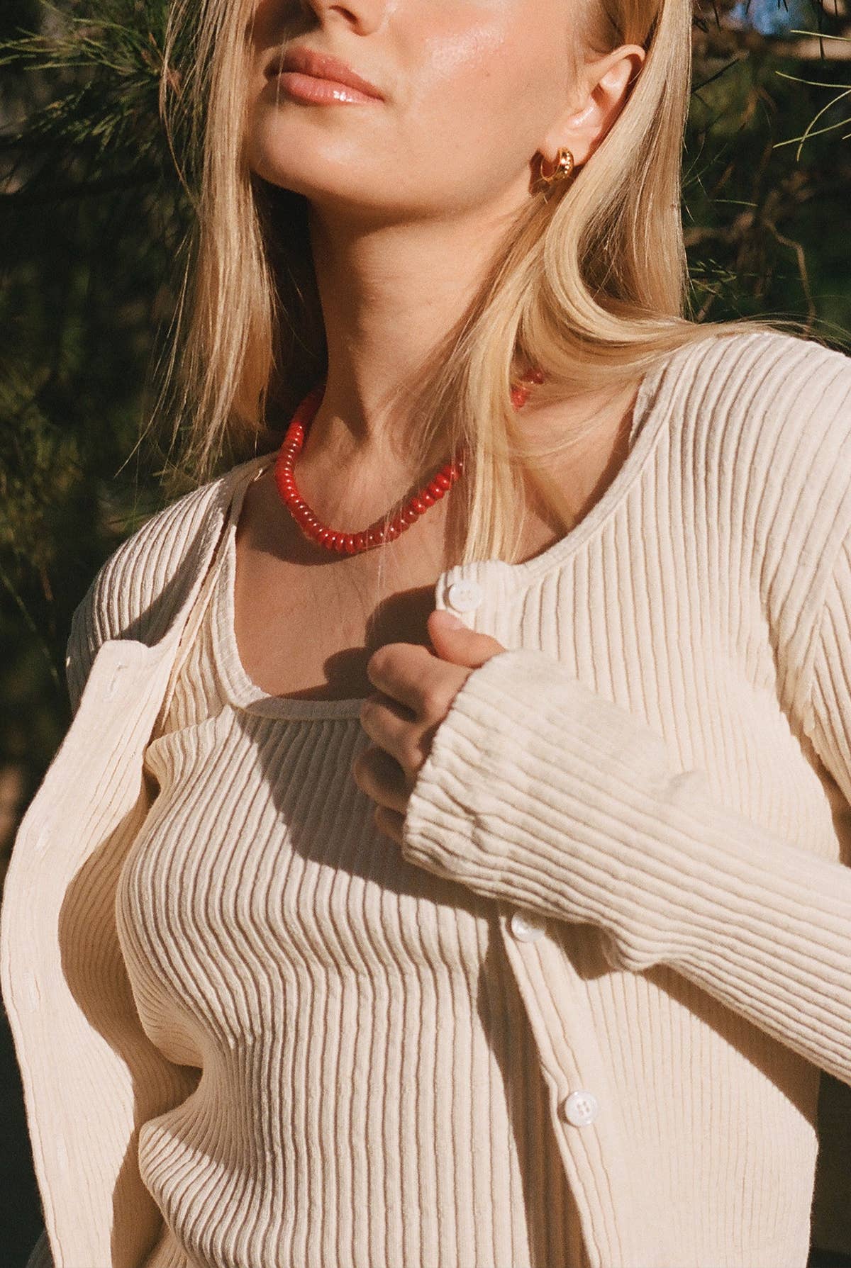 Pointelle Cardigan made with 100% GOTS™ Certified Organic Cotton