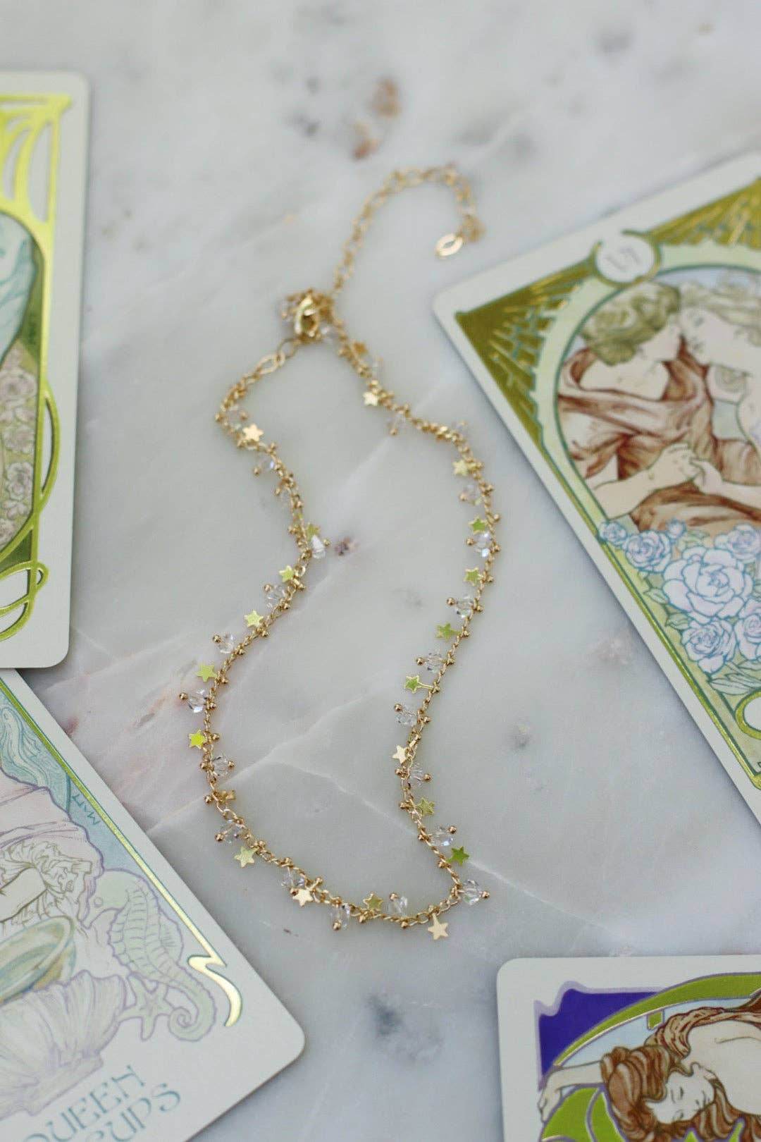 Mini Star And Crystals Choker - SAUVAGE ZSA™