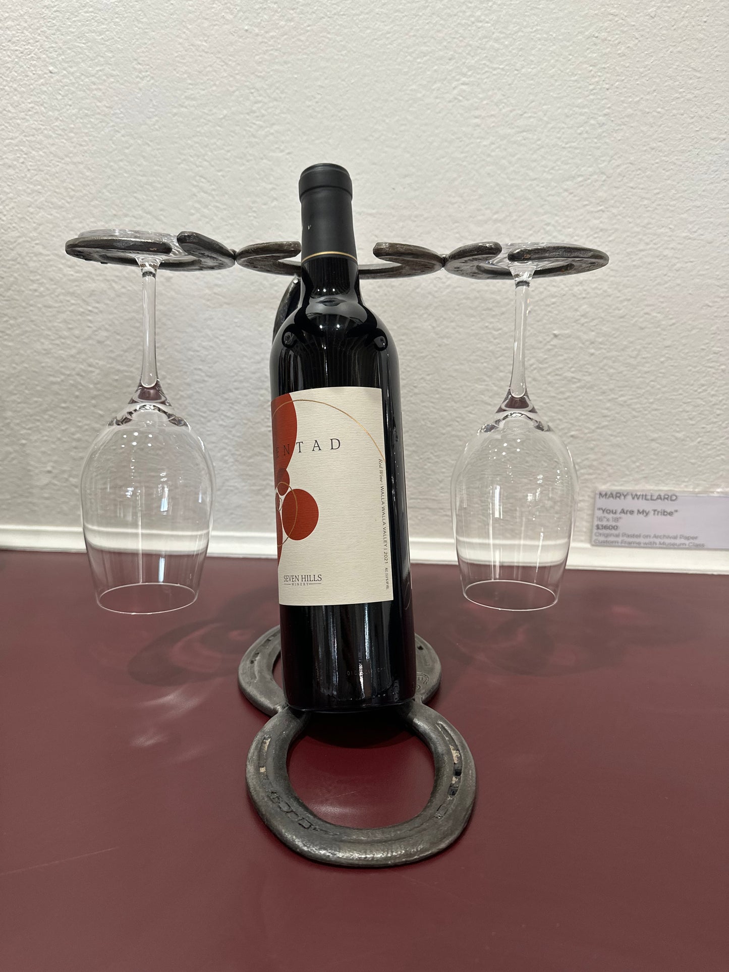 Horse Shoe Wine Rack