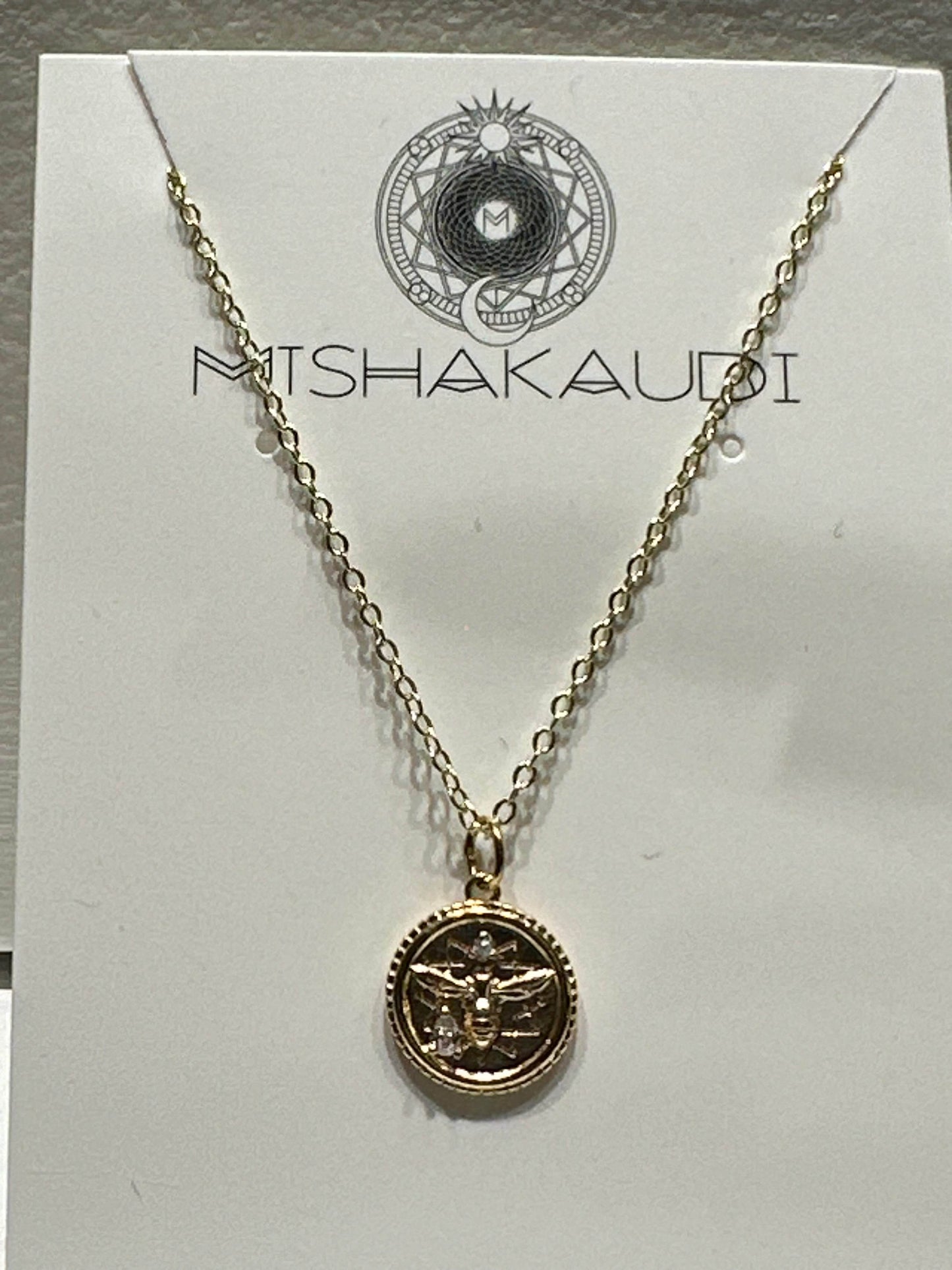 Crystal Bee Pendant Necklace - SAUVAGE ZSA™