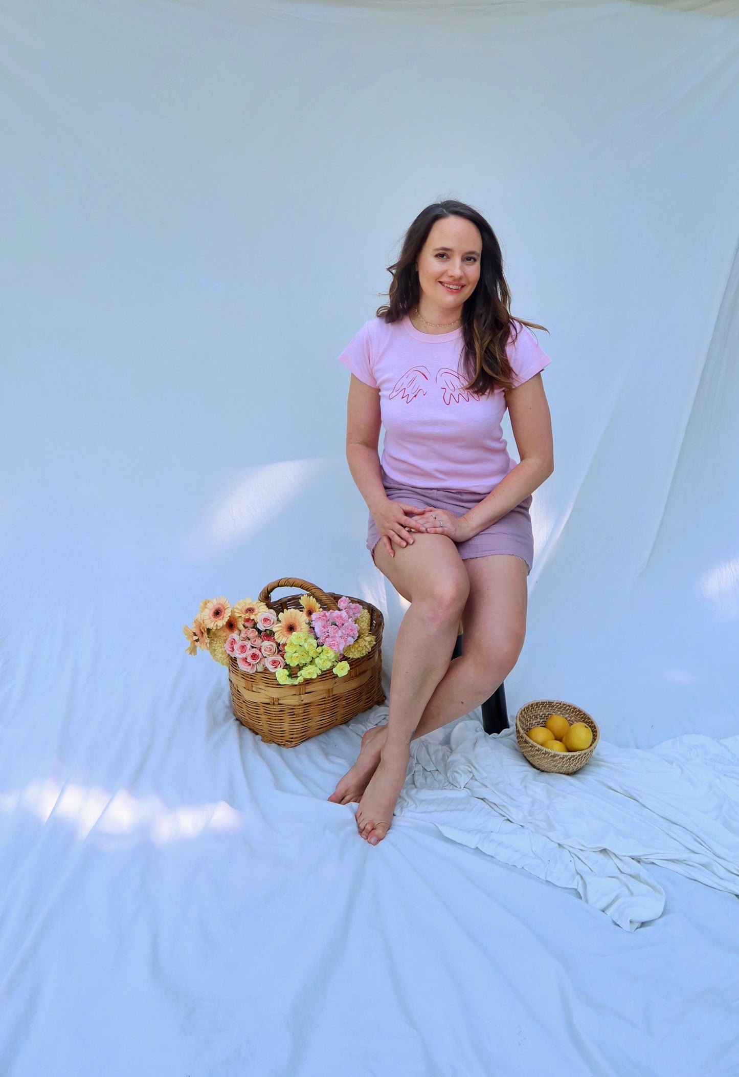 Organic Cotton Angel Baby Tee Made in the U.S.A.