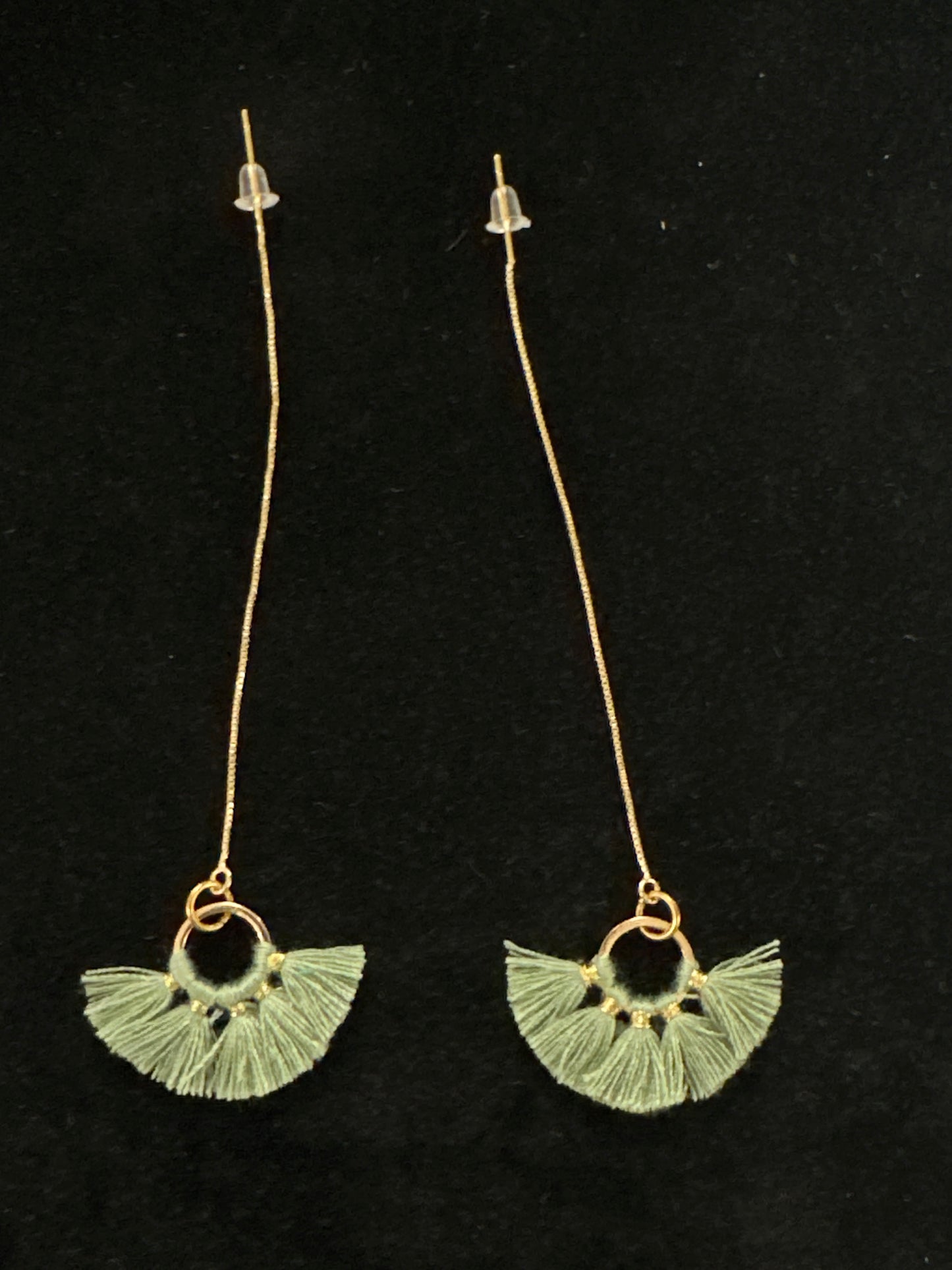 Bali Tassle Threaded Dangle Earrings