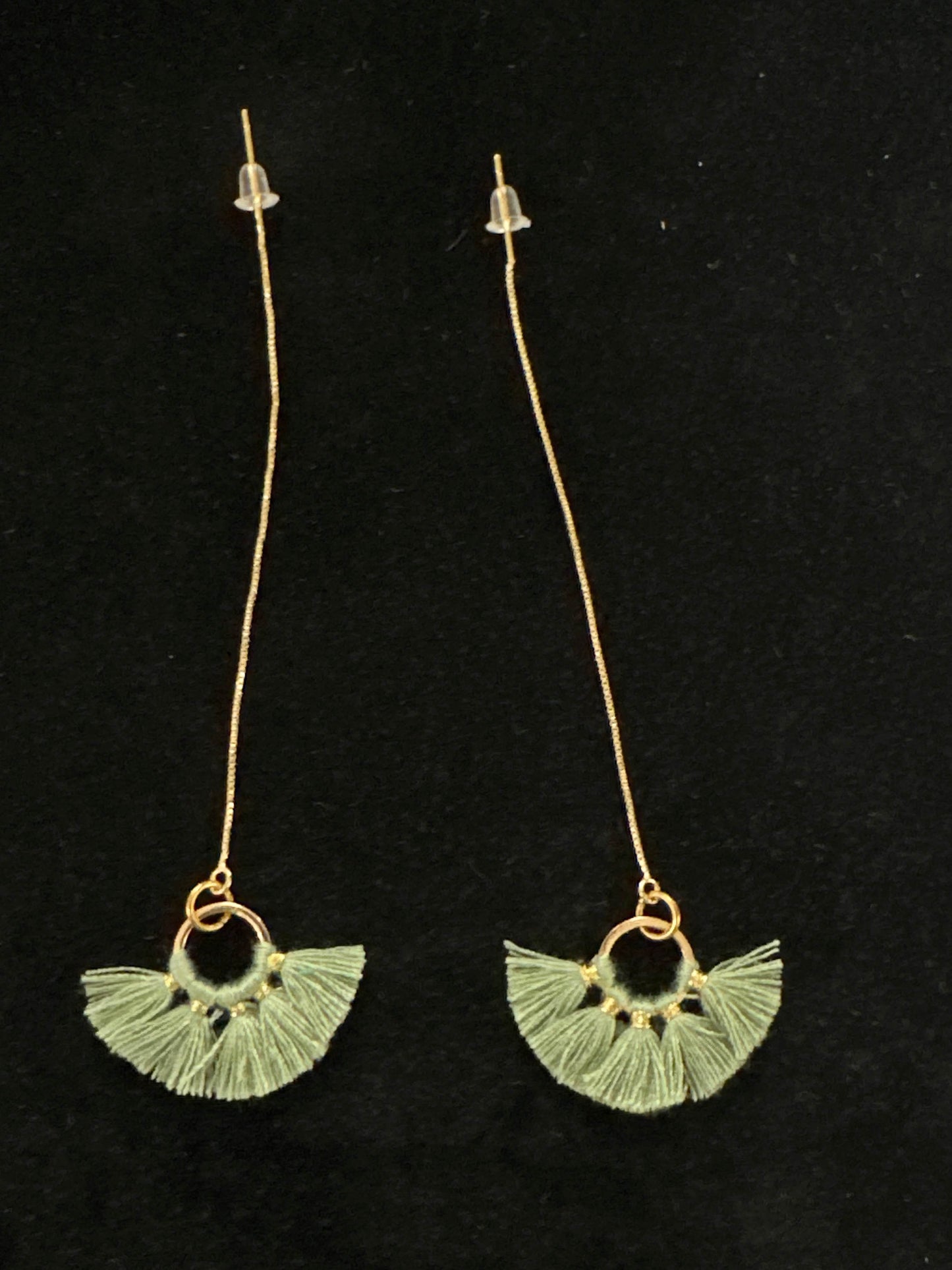 Bali Tassle Threaded Dangle Earrings - SAUVAGE ZSA™