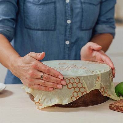 SAUVAGE ZSA™ Beeswax Reusable & Washable Food Wraps with 100% Organic Cotton - SAUVAGE ZSA™