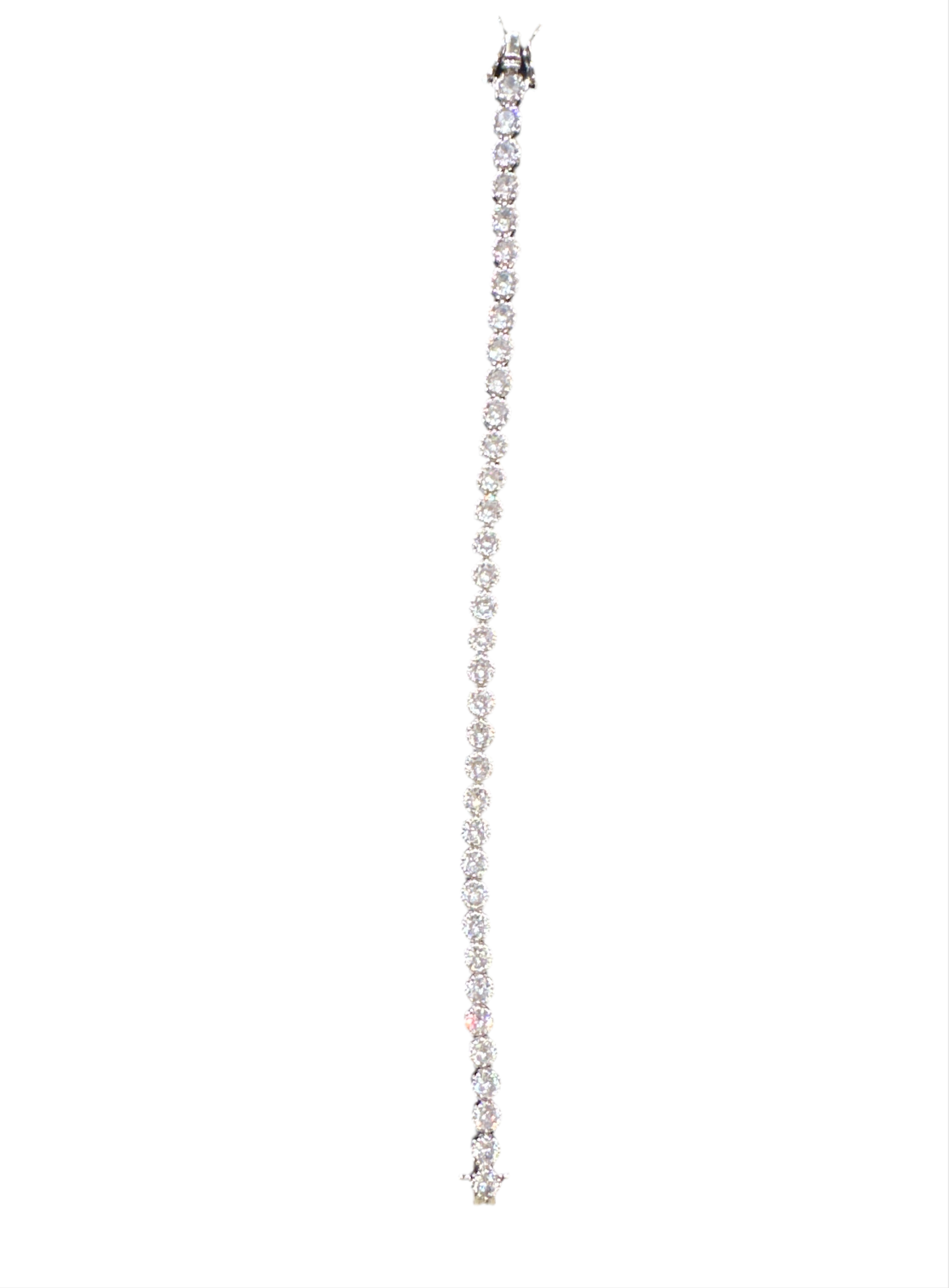 Fine Silver Plated Rhinestone Bracelet
