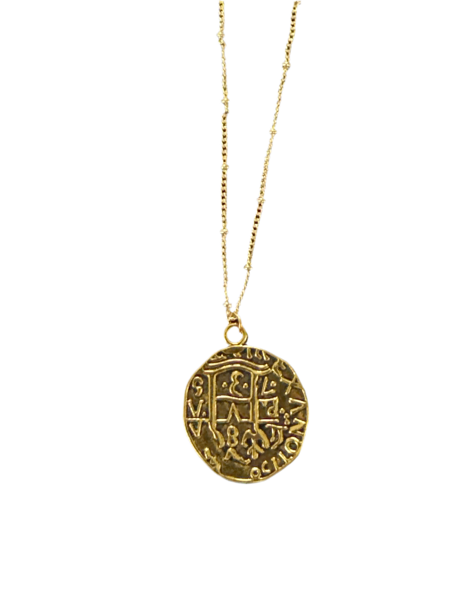 Pirate Coin Pendant Necklace