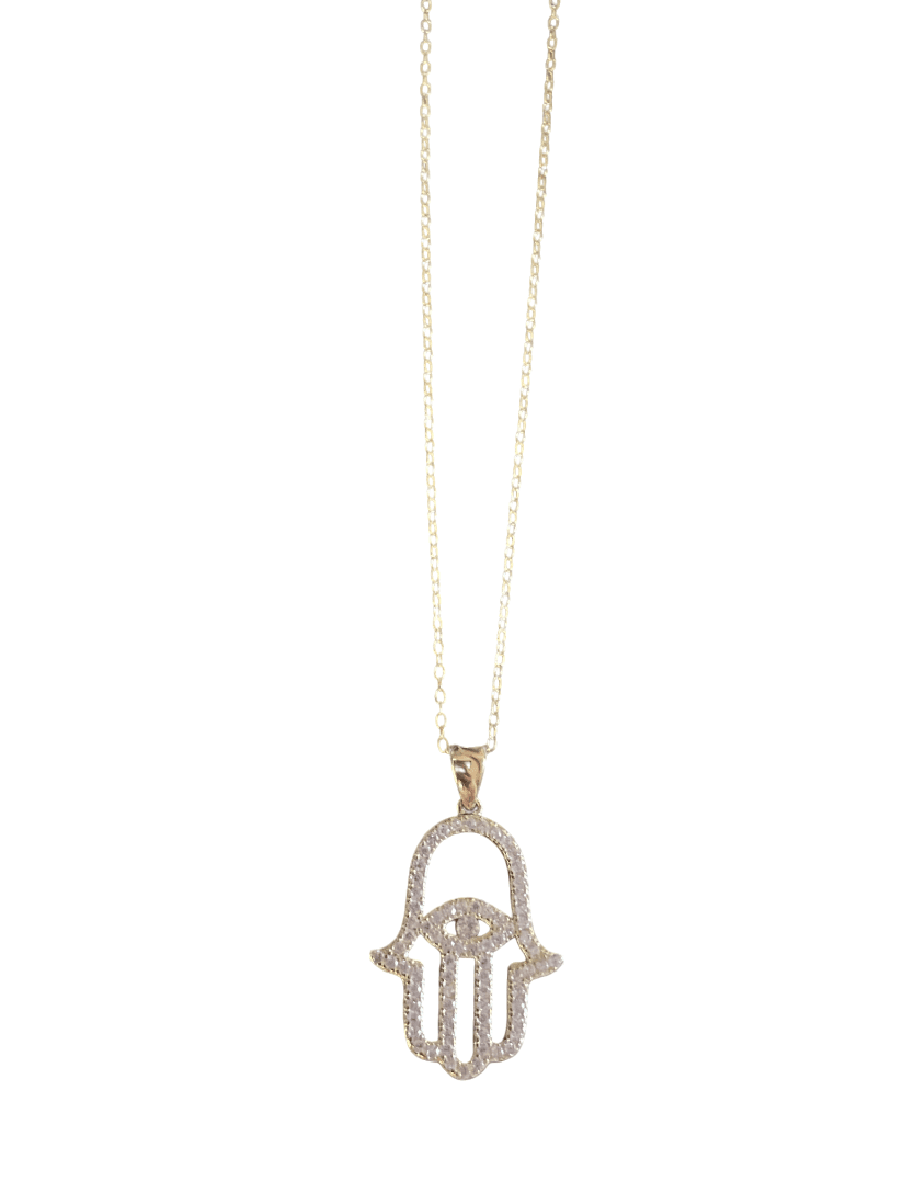 Hamsa Crystal Necklace - SAUVAGE ZSA™