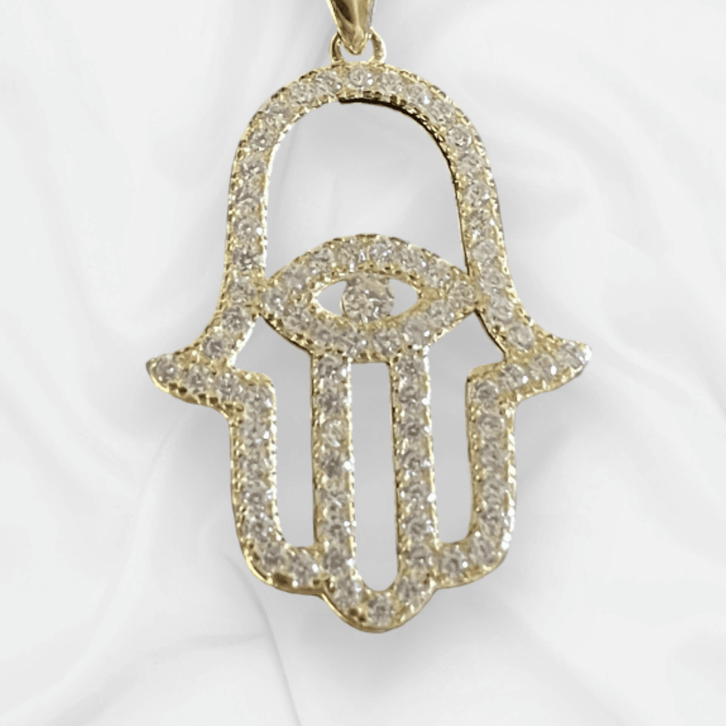 Hamsa Crystal Necklace - SAUVAGE ZSA™