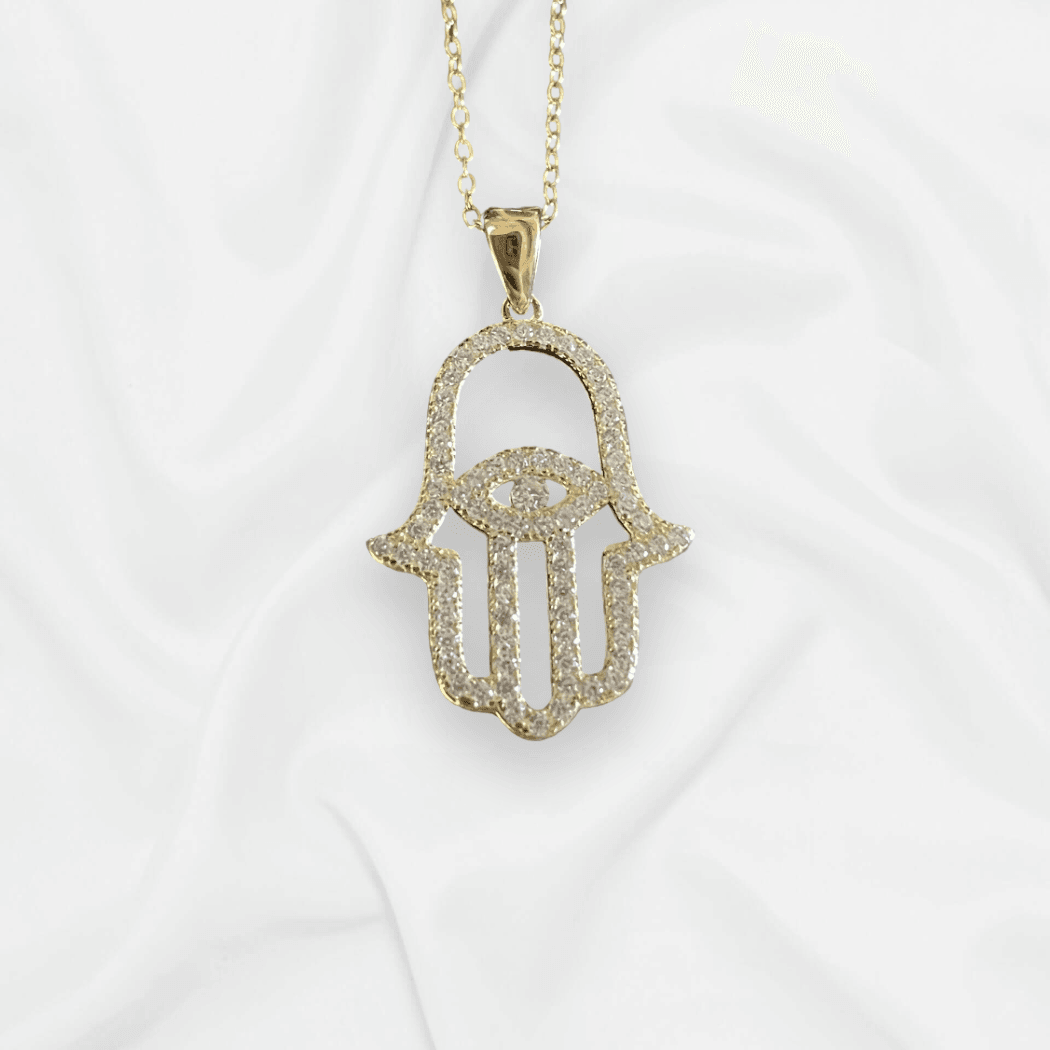 Hamsa Crystal Necklace - SAUVAGE ZSA™