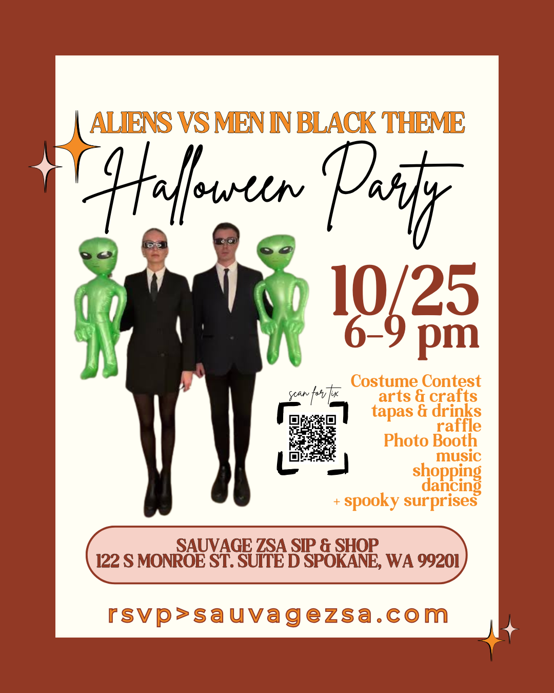 Men In Black Halloween Party!👽