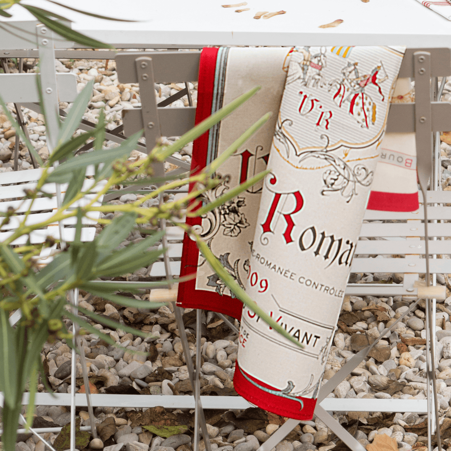 French Wines Labels Tea Towels - SAUVAGE ZSA™