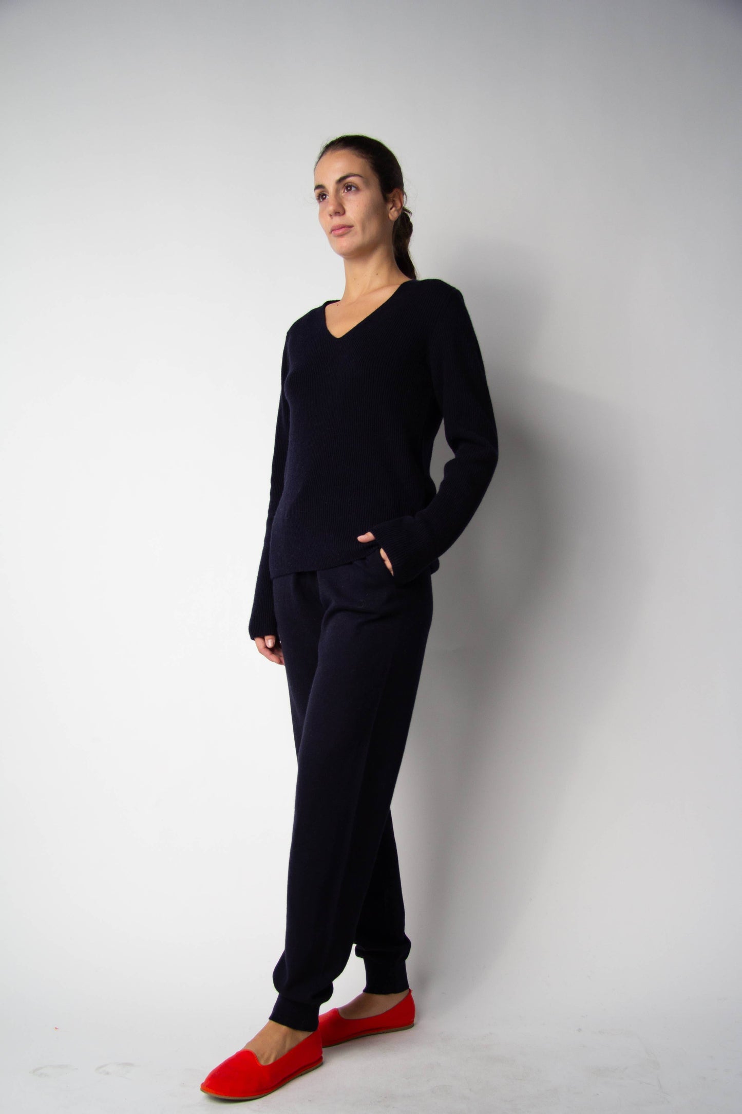 Cashmere Mix Yoga Pants (3D-Knit) - SAUVAGE ZSA™