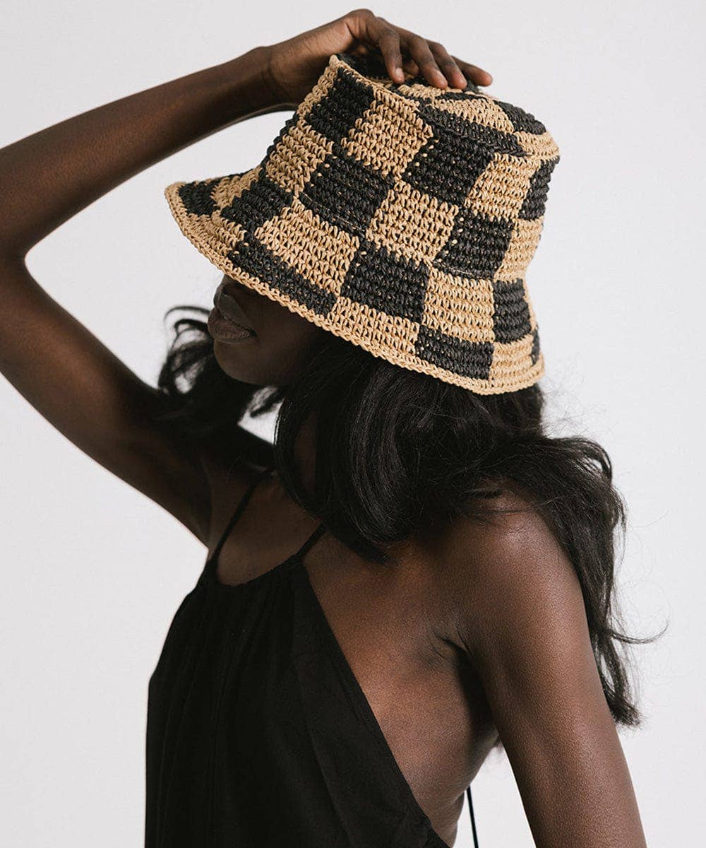 GiGi Crochet Packable Bucket Hat