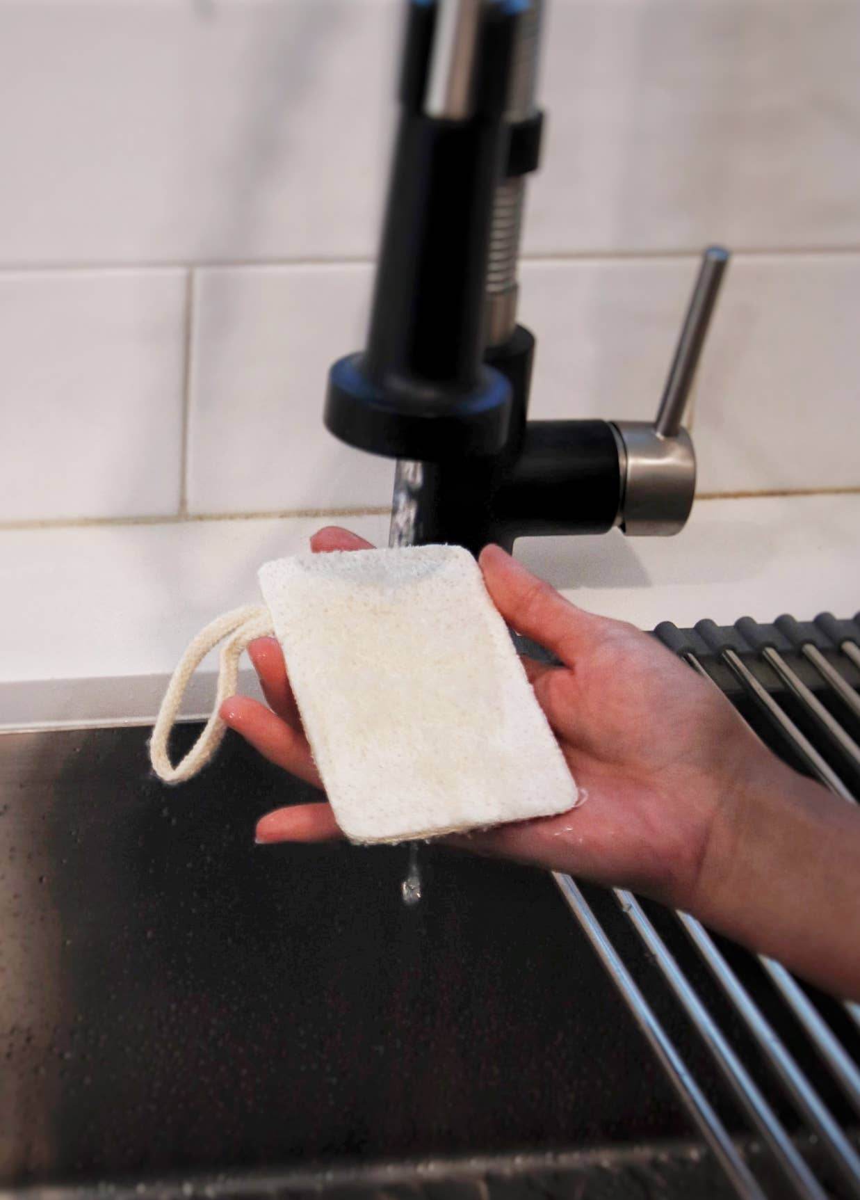 Compostable Loofah Dish Sponge: 3 Pack/Double Layer - SAUVAGE ZSA™