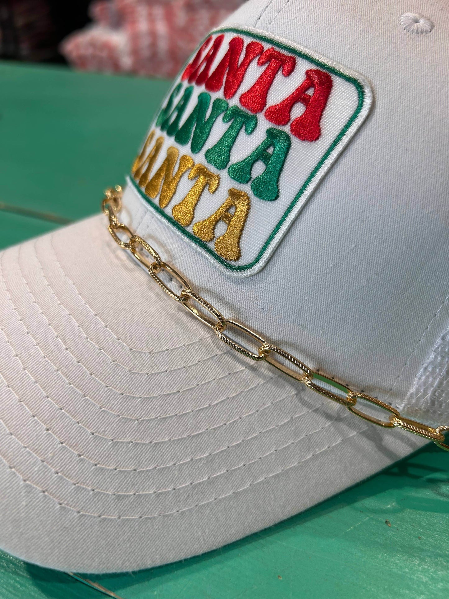 Large Paperclip Trucker Chains | Hat Band | Hat Chain | Cap - SAUVAGE ZSA™
