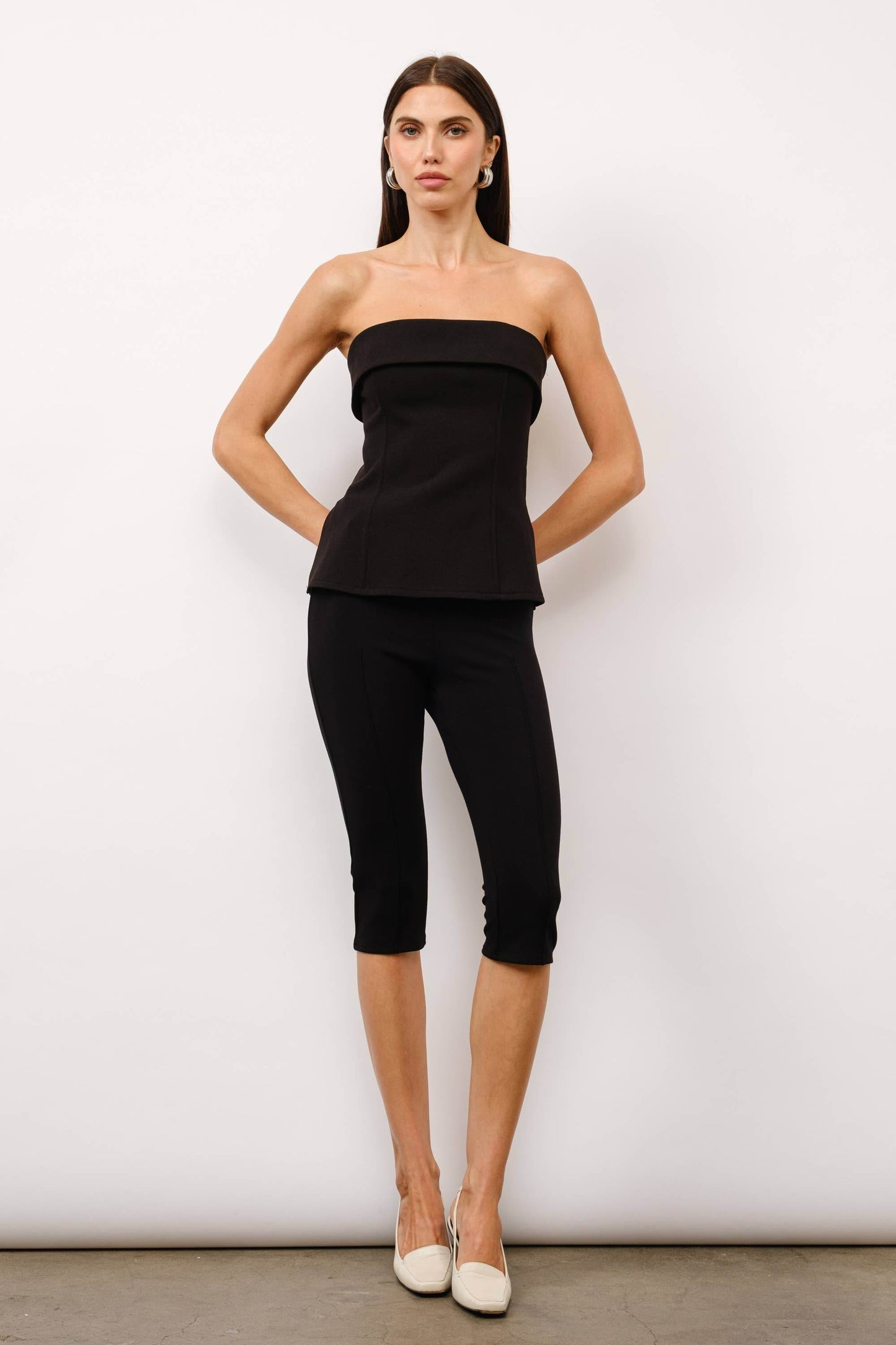Lilliana Pintuck Capris - SAUVAGE ZSA™