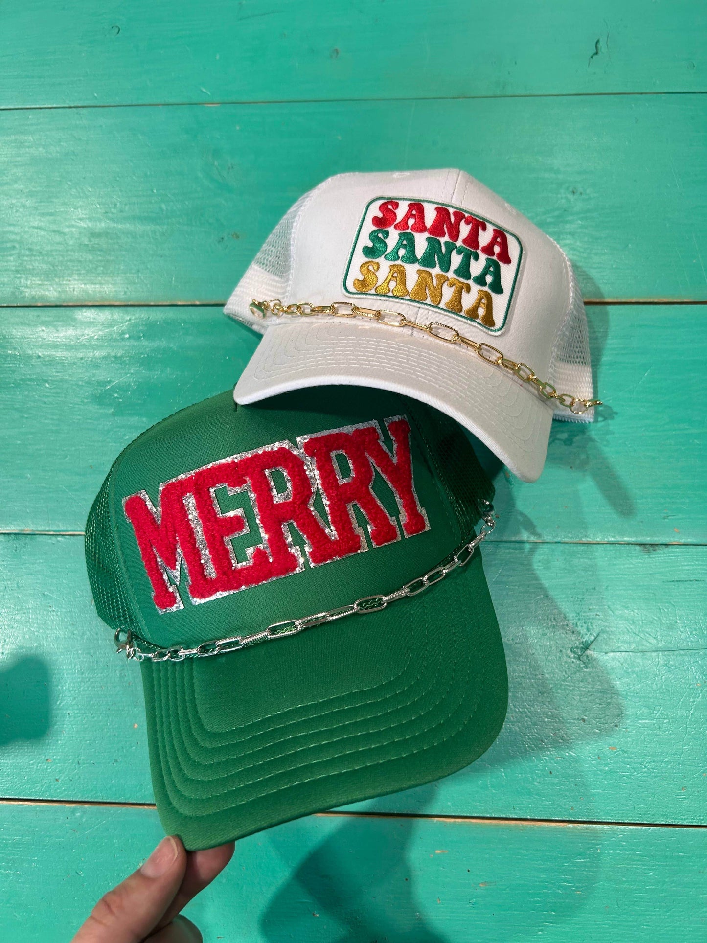 Large Paperclip Trucker Chains | Hat Band | Hat Chain | Cap - SAUVAGE ZSA™