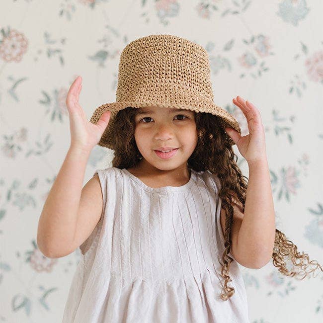 Kids Crochet Bucket Hat Packable
