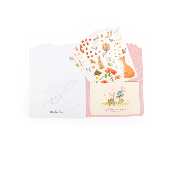 Compassionate Coloring book (20 pages) w/ 230 stickers - SAUVAGE ZSA™