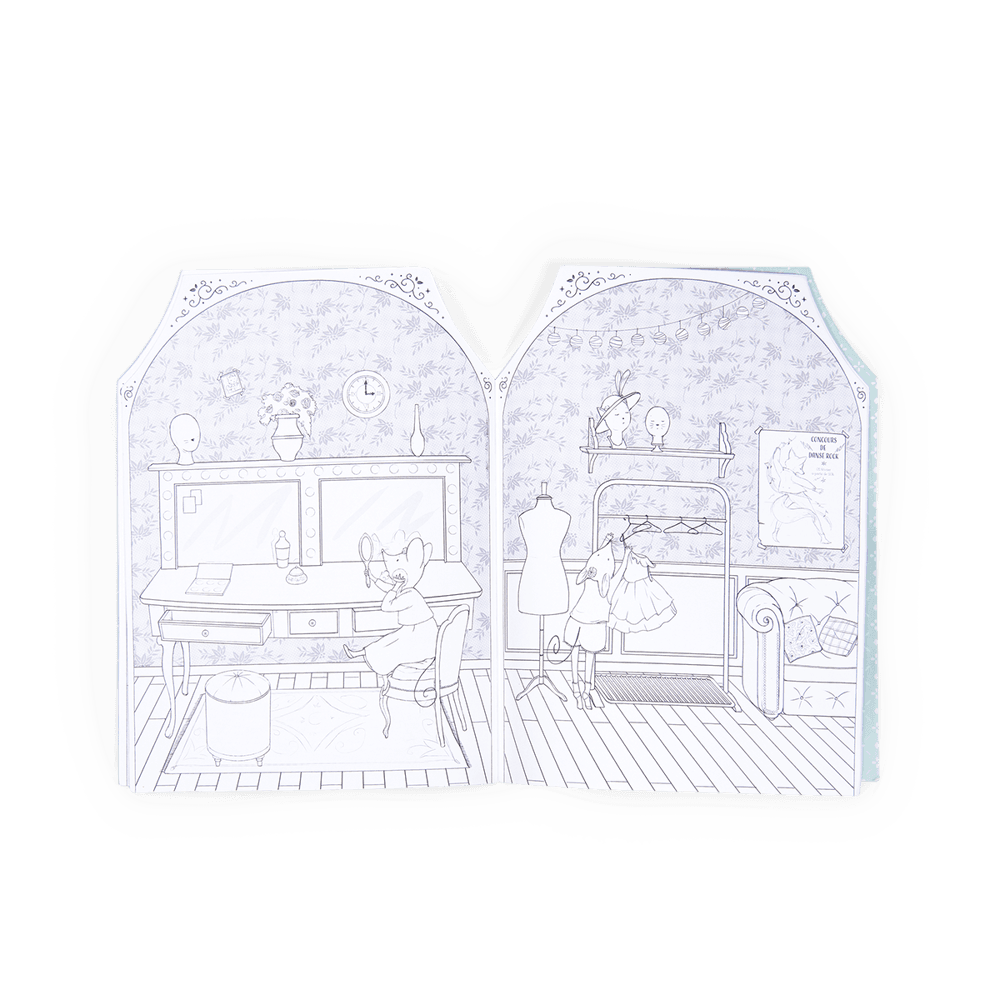 Little School of Dance Coloring Book + 170 Stickers - SAUVAGE ZSA™