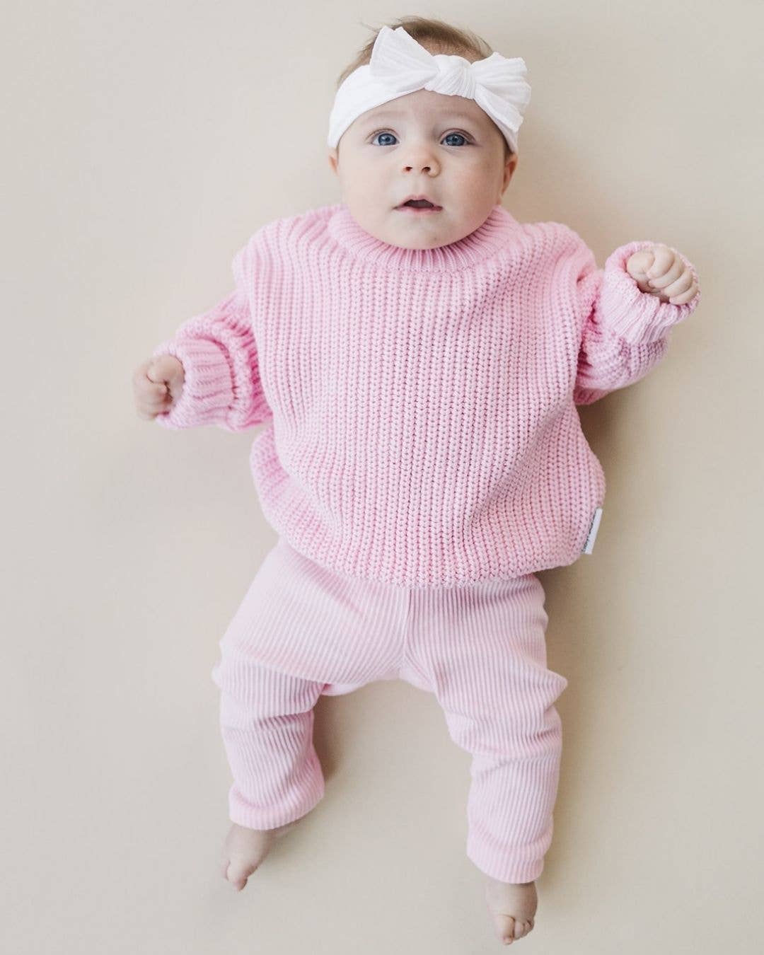 Chunky 100% Cotton Knit Kids Sweater
