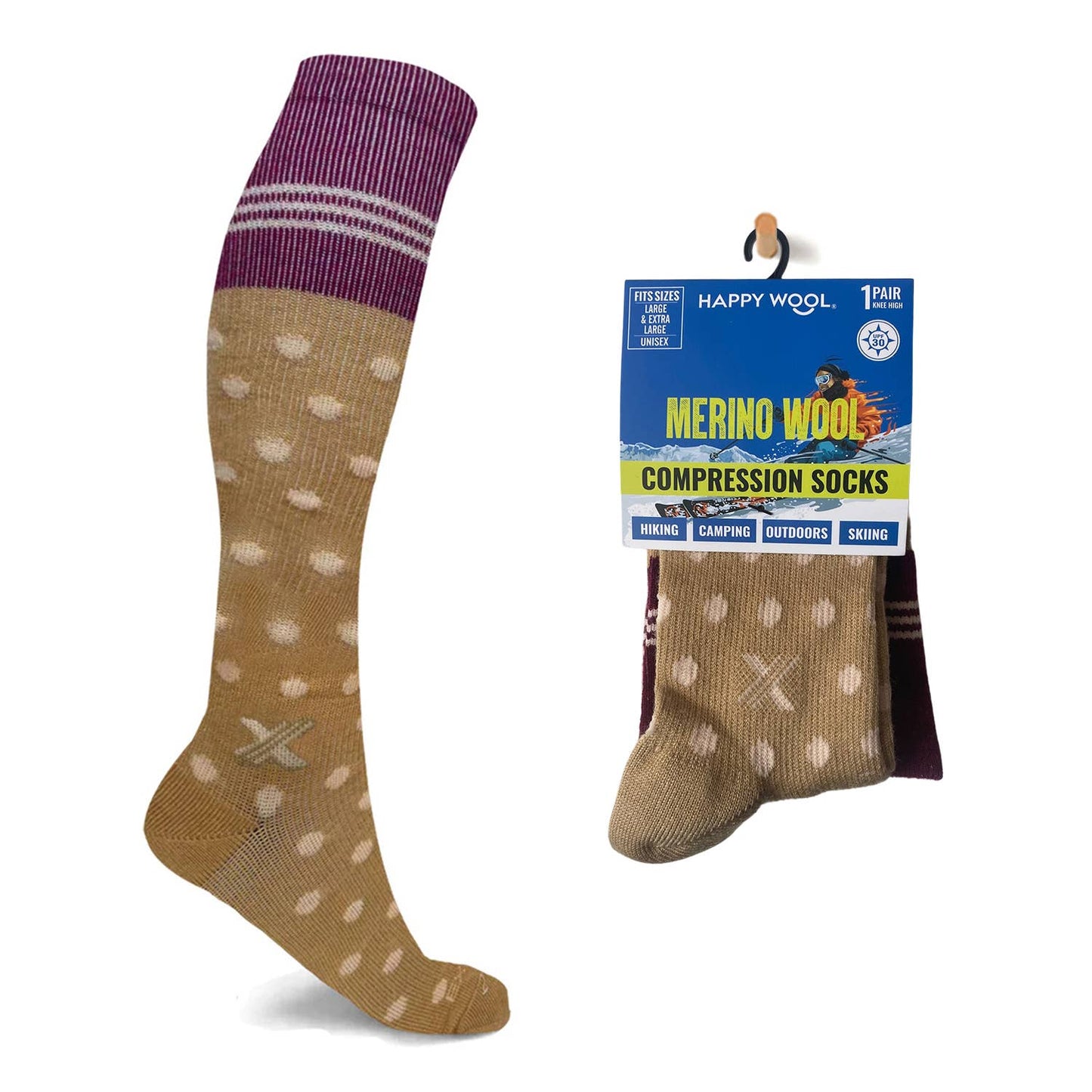 Merino Wool Hiking & Travel Socks
