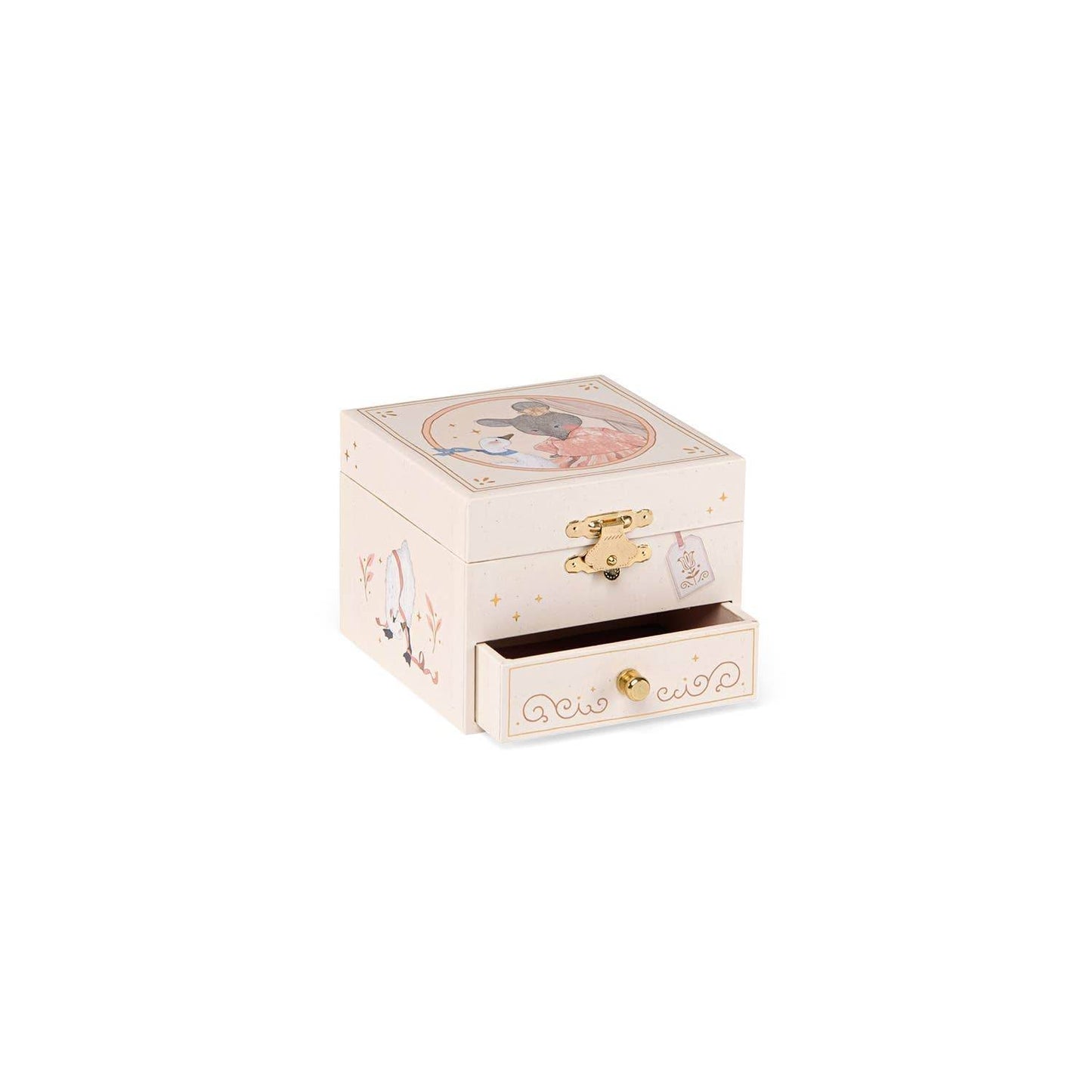 Musical Jewelry Box with Petite Dancing Mouse - SAUVAGE ZSA™
