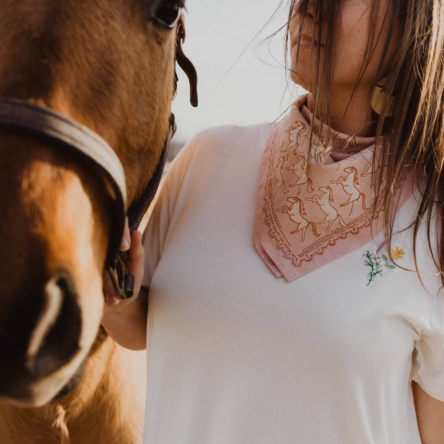 Running Horses Bandana - SAUVAGE ZSA™