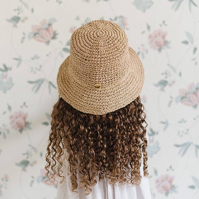 Kids Crochet Bucket Hat Packable