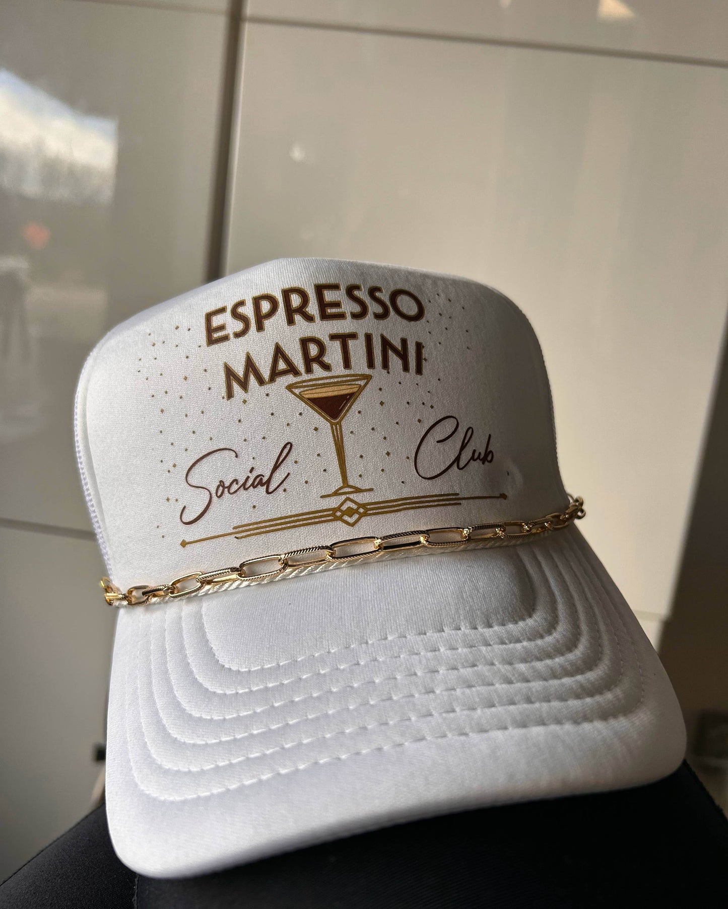 Large Paperclip Trucker Chains | Hat Band | Hat Chain | Cap - SAUVAGE ZSA™