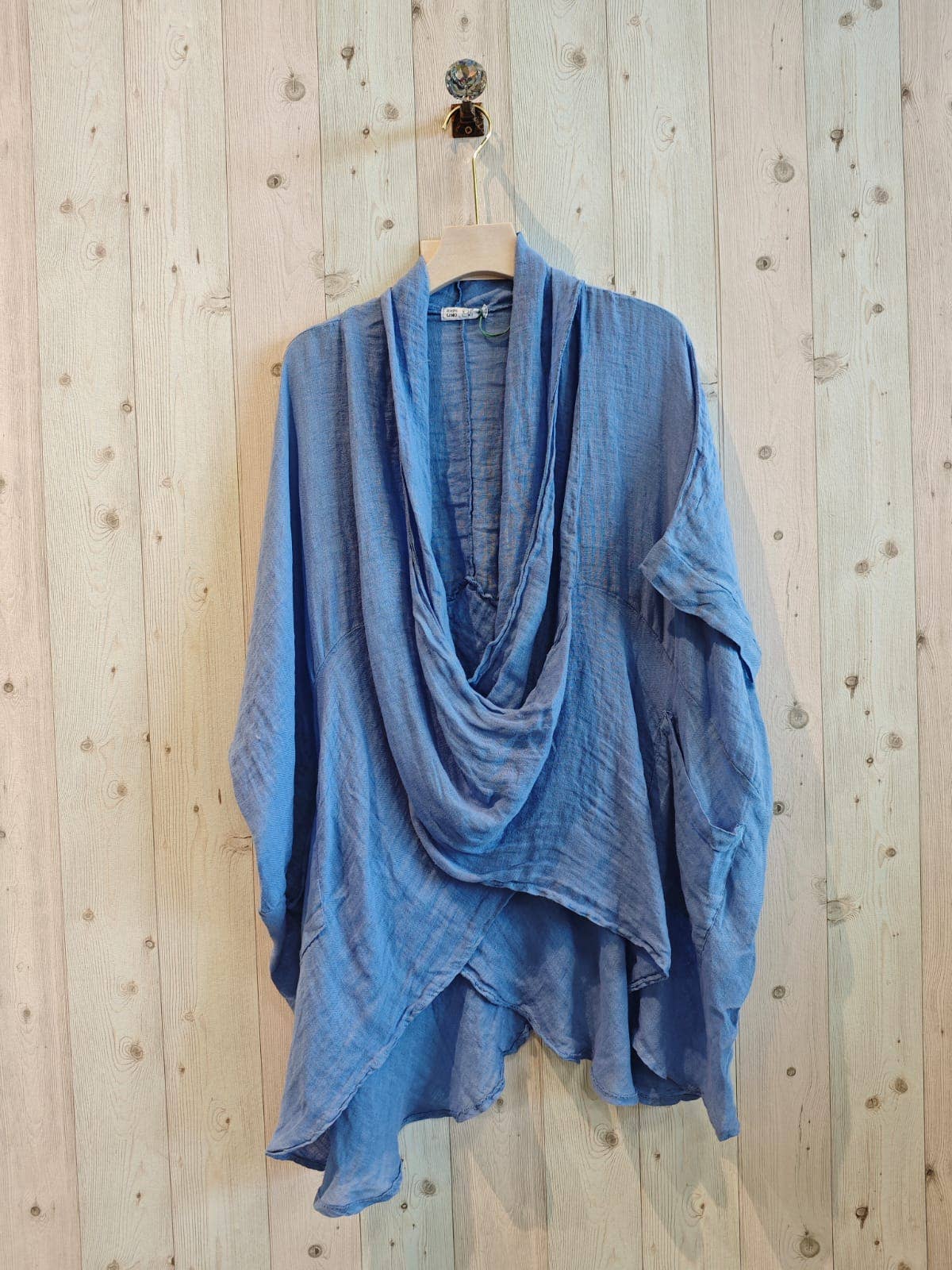 Bohemian Linen Blouse & Oversized Coverup