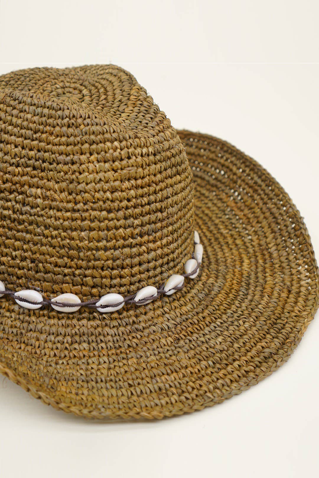 Packable Cowboy Hat - Raffia Western Rancher with Wire Brim for Shaping