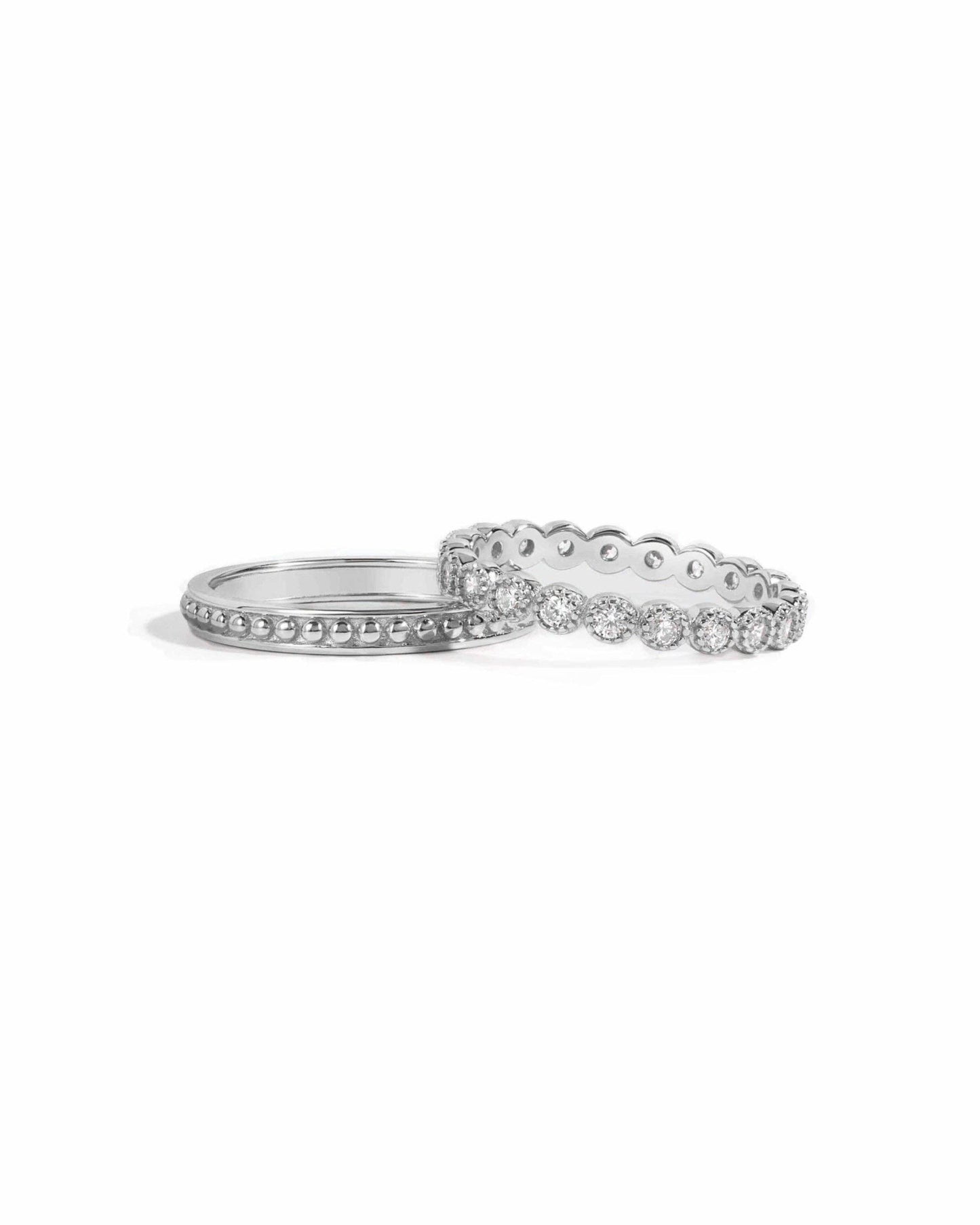 Stacking Sterling Silver Ring Set