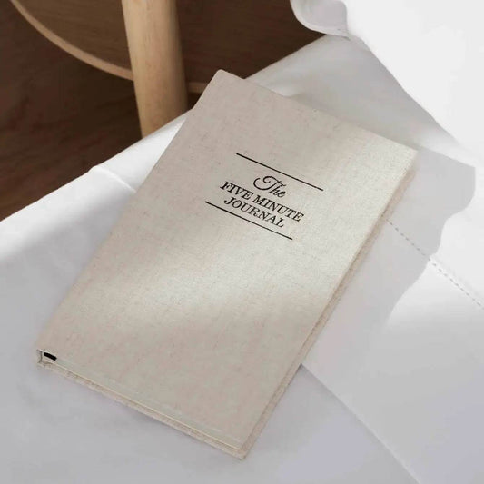 The Five Minute Journal Linen - Daily Guided Gratitude - SAUVAGE ZSA™