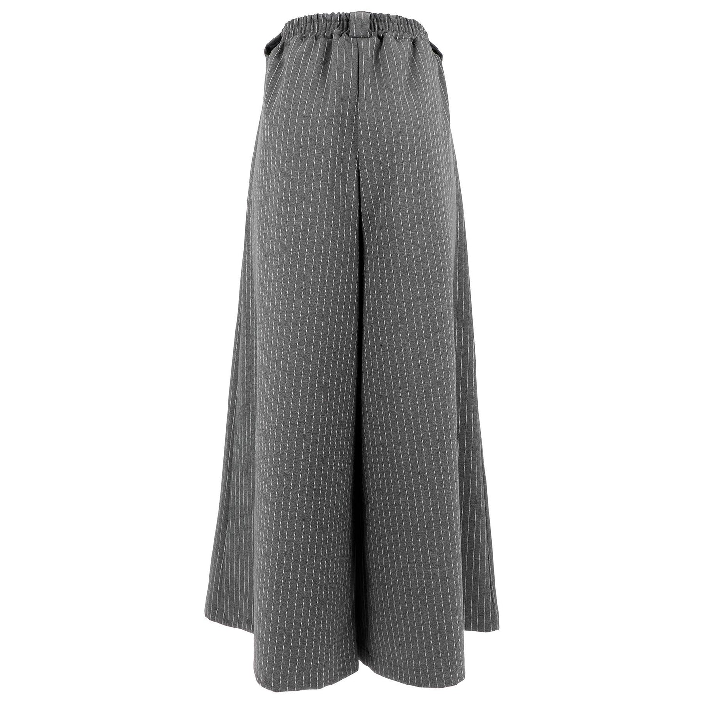 Wide Leg Pinstripe Pants