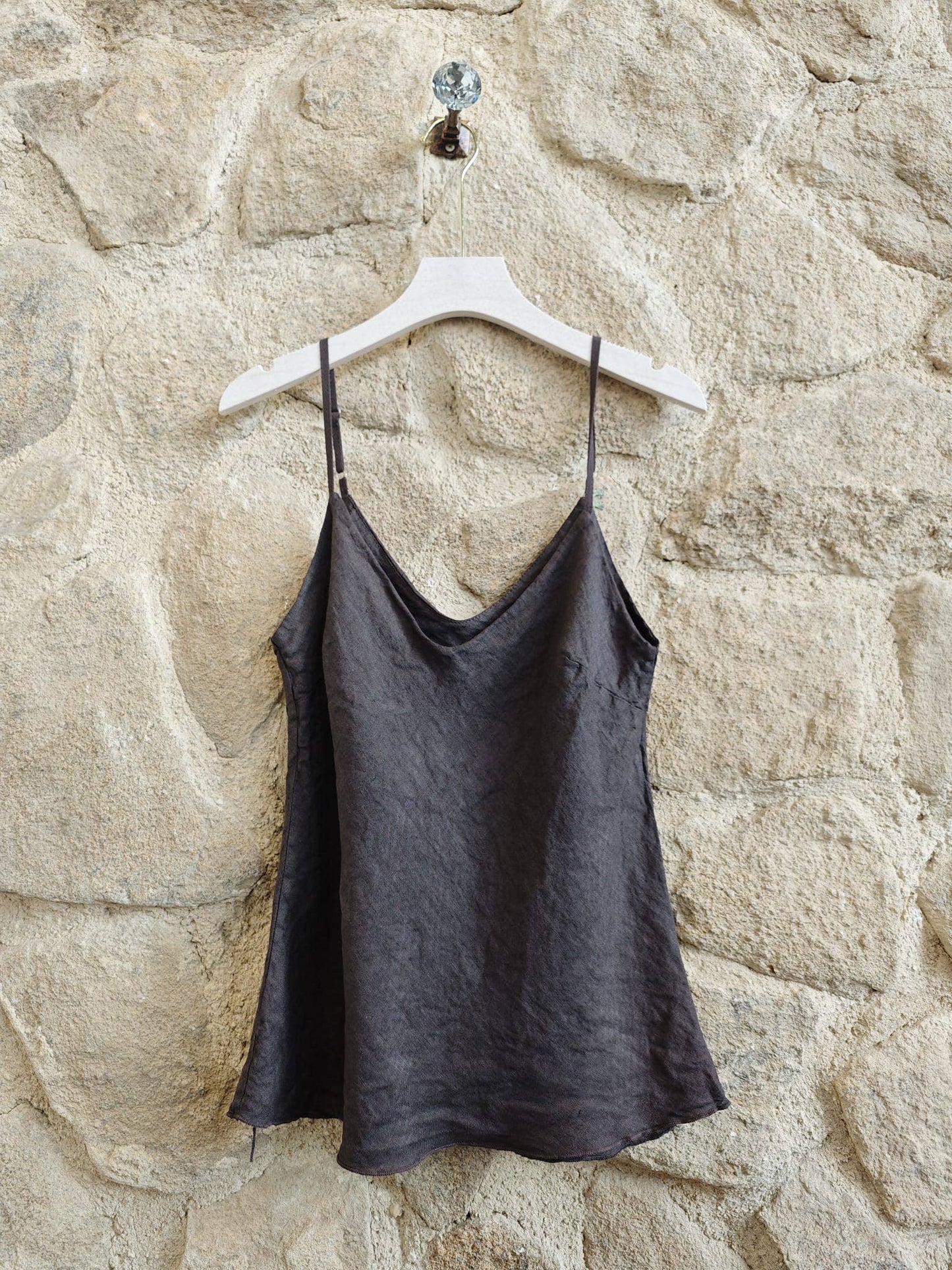 Strapless Linen Tanktop Blouse