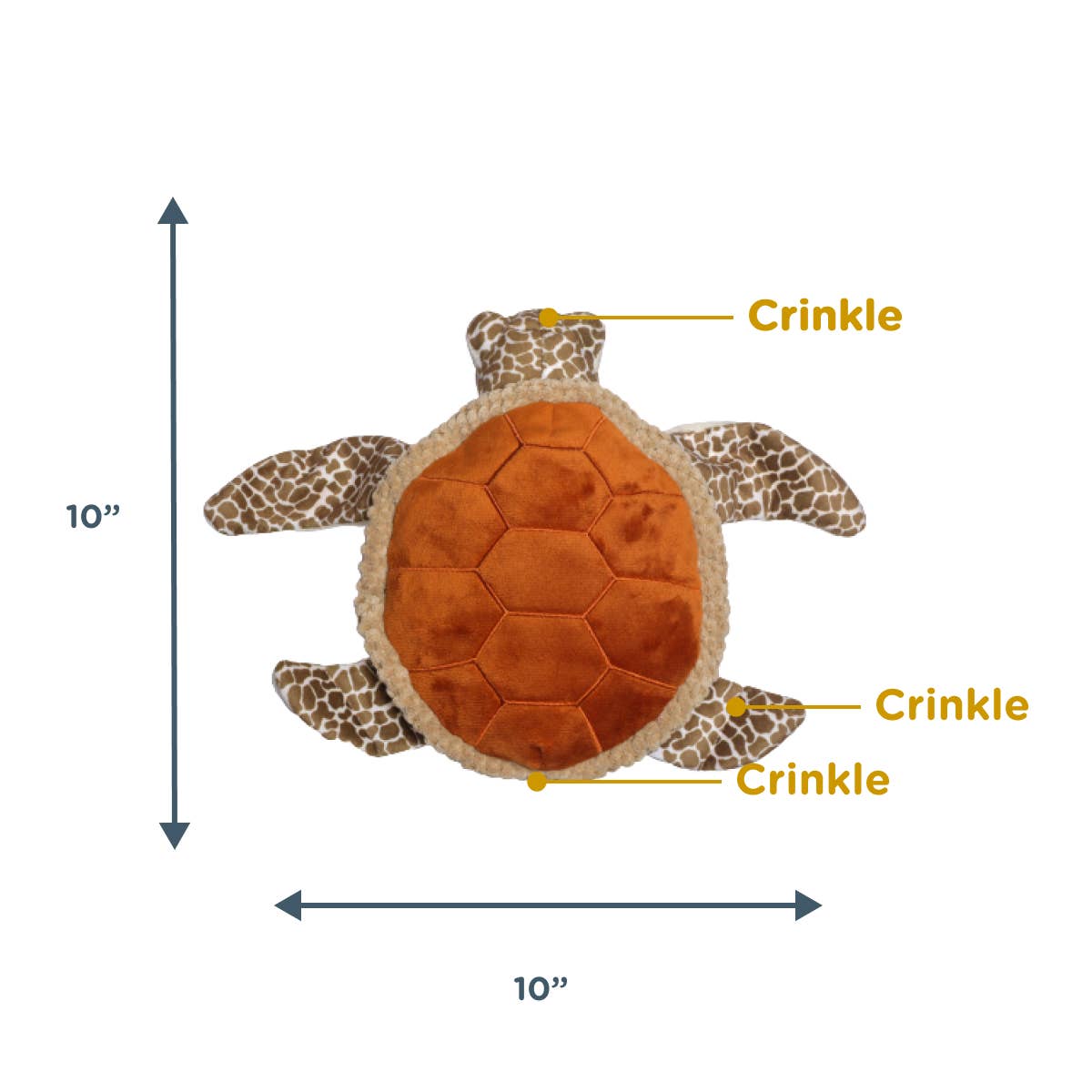 Sea Turtle Large Dog Enrichment Toy