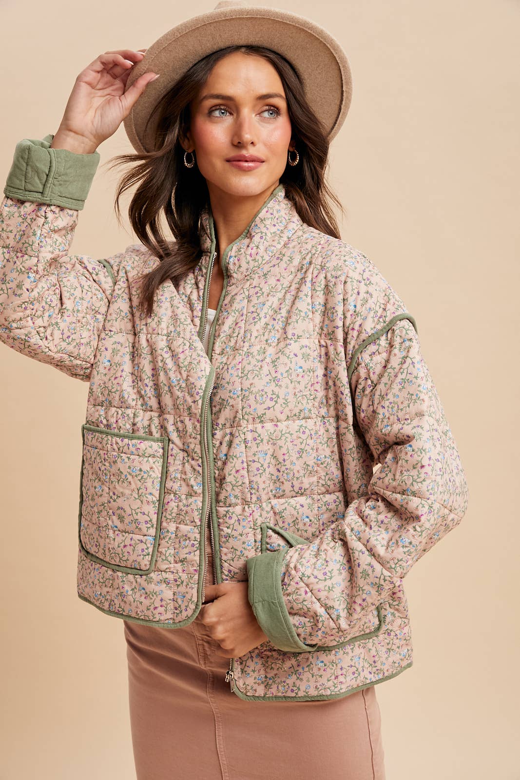Quilted Cotton Puffer Jacket