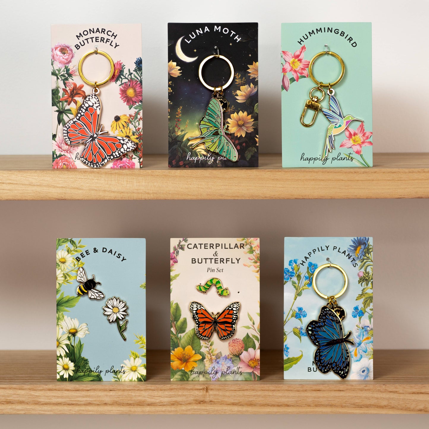 Hummingbird Keychain & Bag Charm cute animal gifts cash wrap