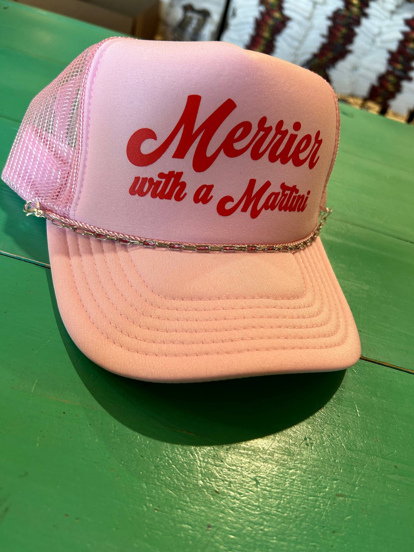 Small Paperclip Trucker Hat Chain
