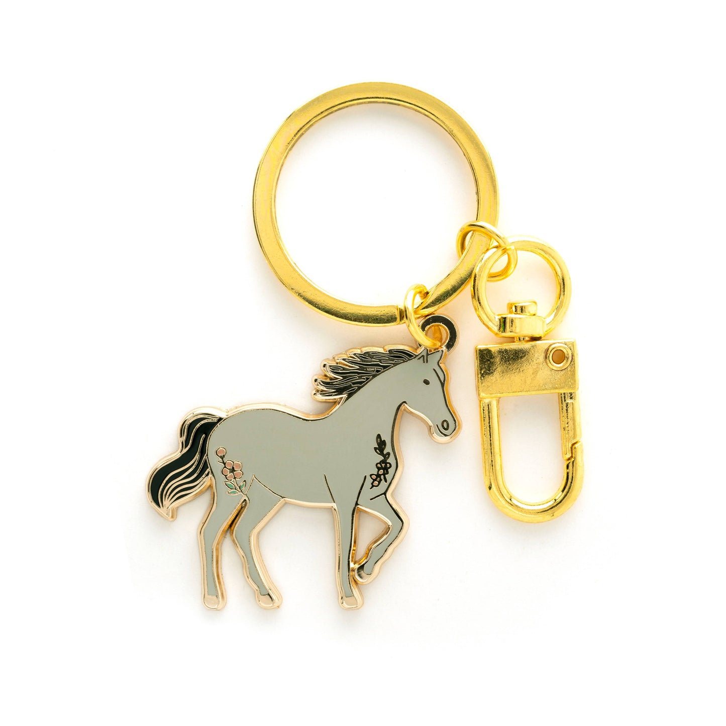 Horse Keychain & Bag Charm, Equestrian & Western Cowgirl Gift