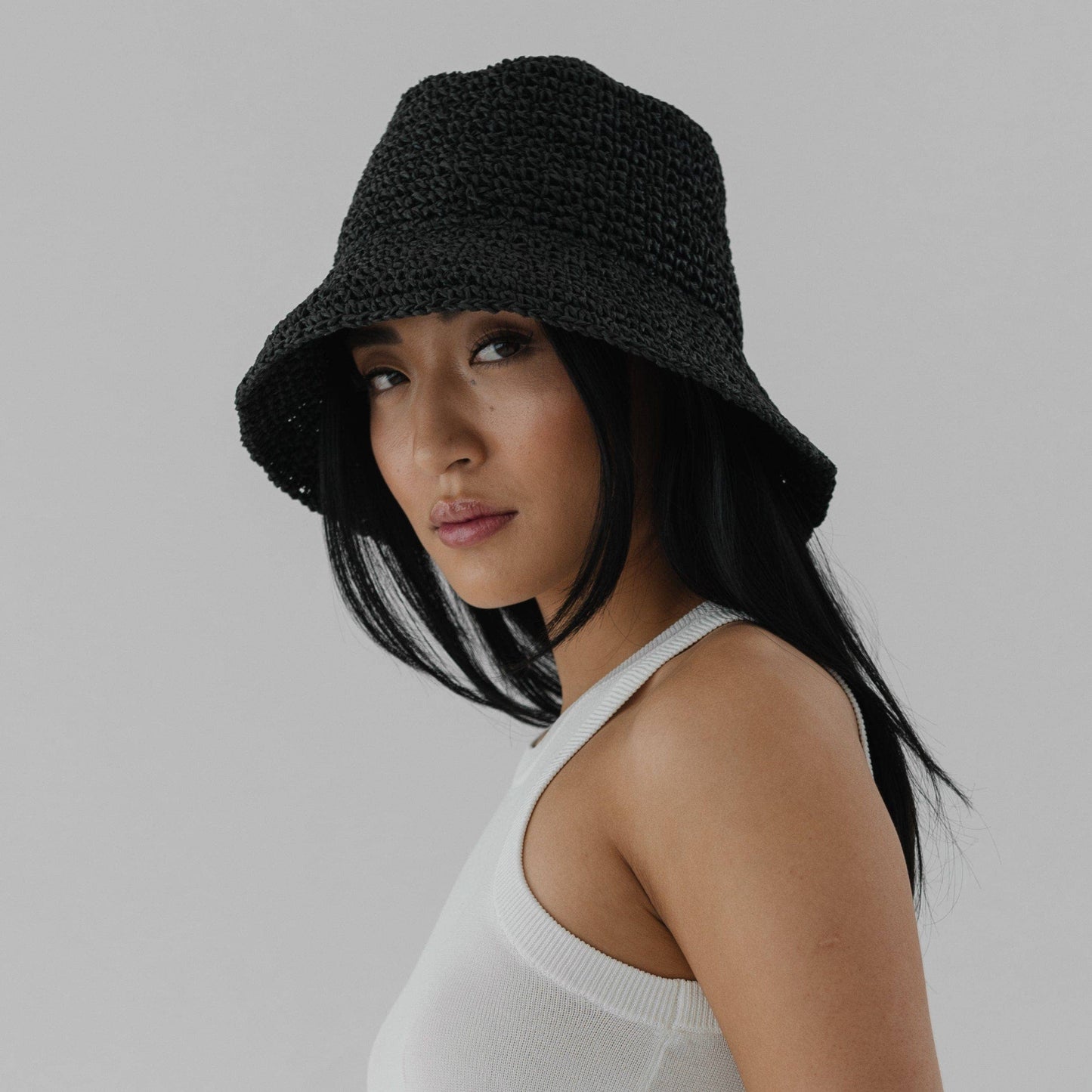GiGi Pip Sal Crochet Packable Bucket Hat
