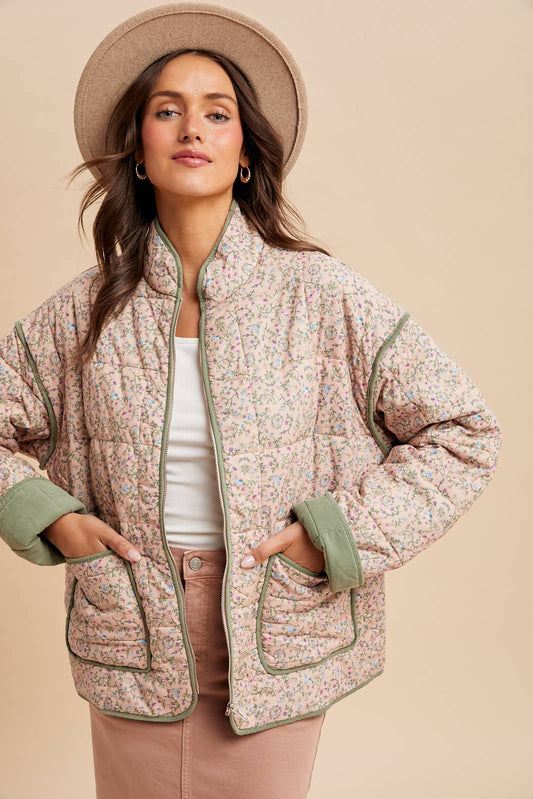 Quilted Cotton Puffer Jacket