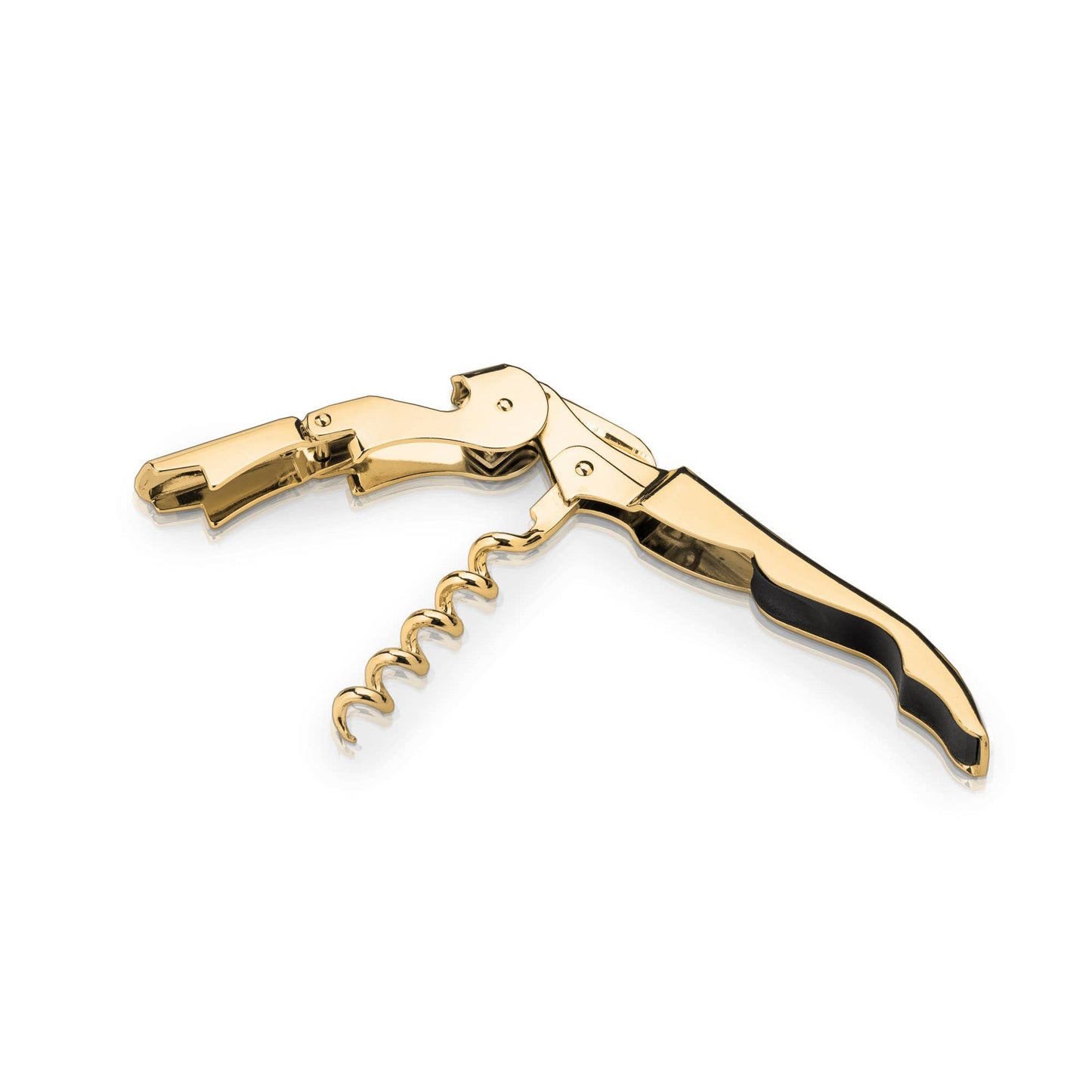 Viski Belmont™ Gold Plated Double Hinged Corkscrew
